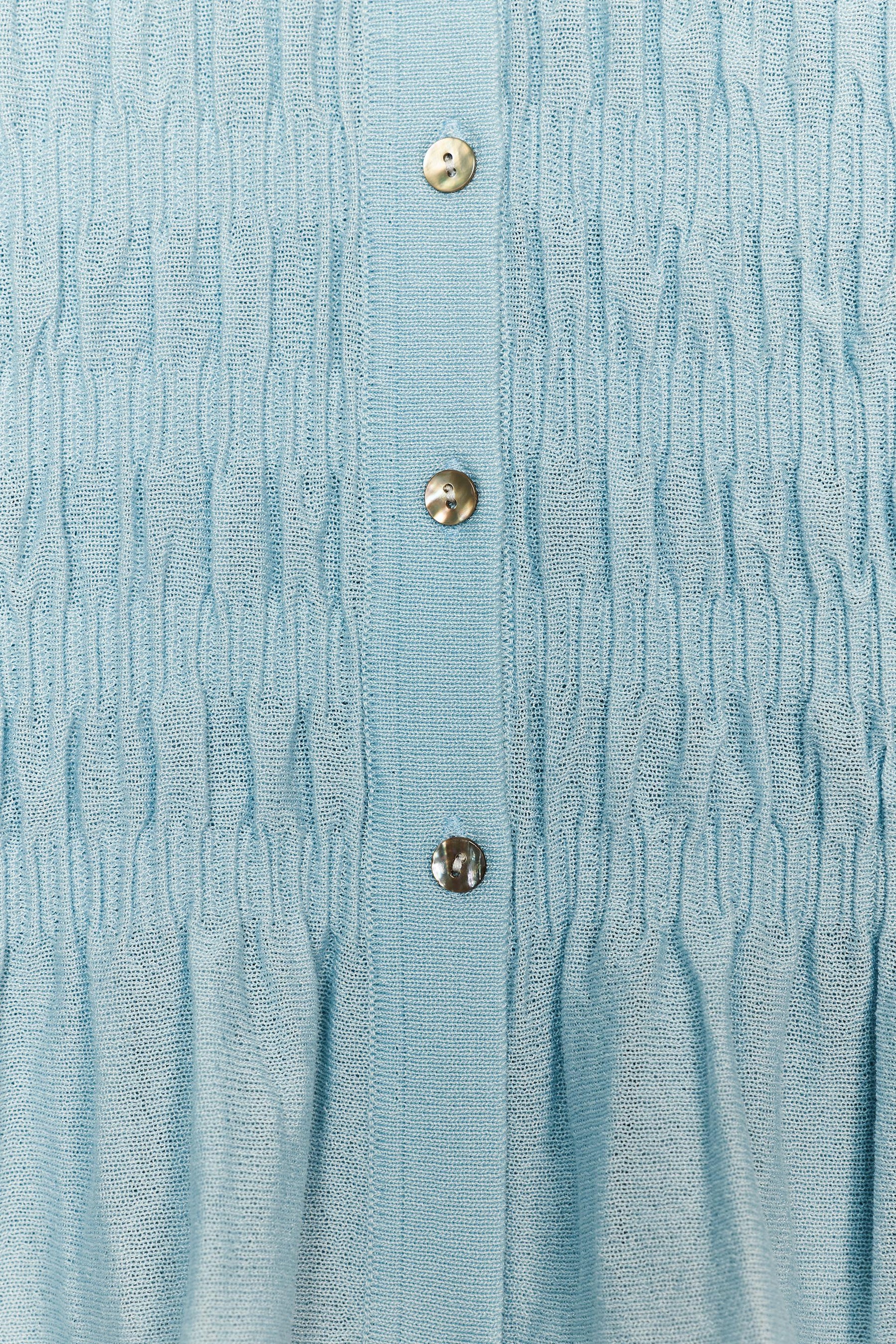 GATHERED KNIT CARDIGAN - Image 8