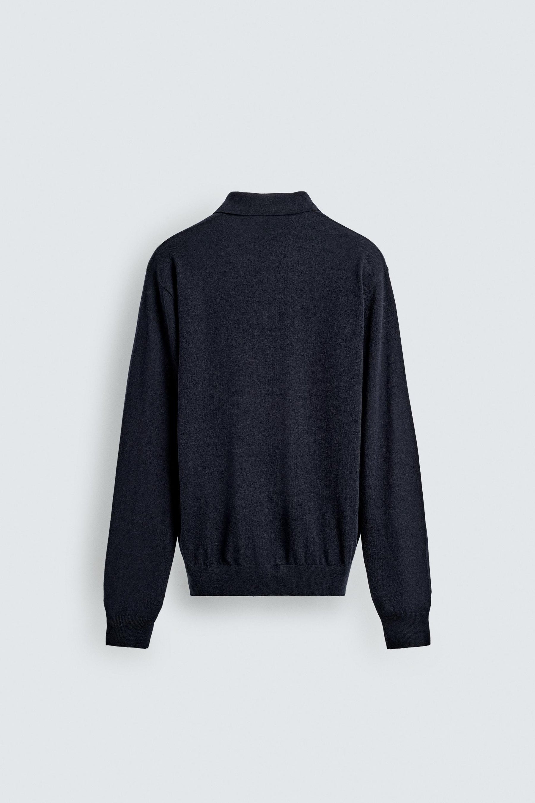 WOOL/SILK KNIT POLO SHIRT - Image 7