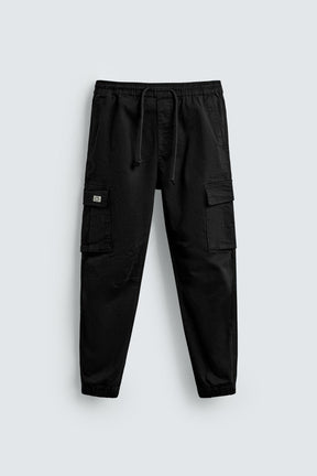 SLIM FIT CARGO TROUSERS - Image 6