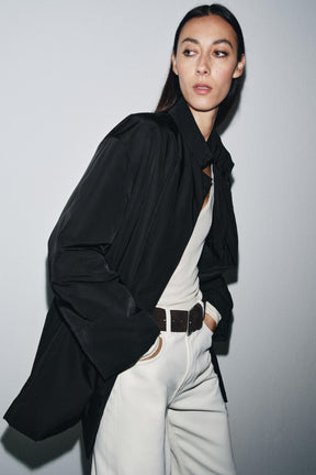 OVERSIZED NYLON JACKET ZW COLLECTION - Image 5