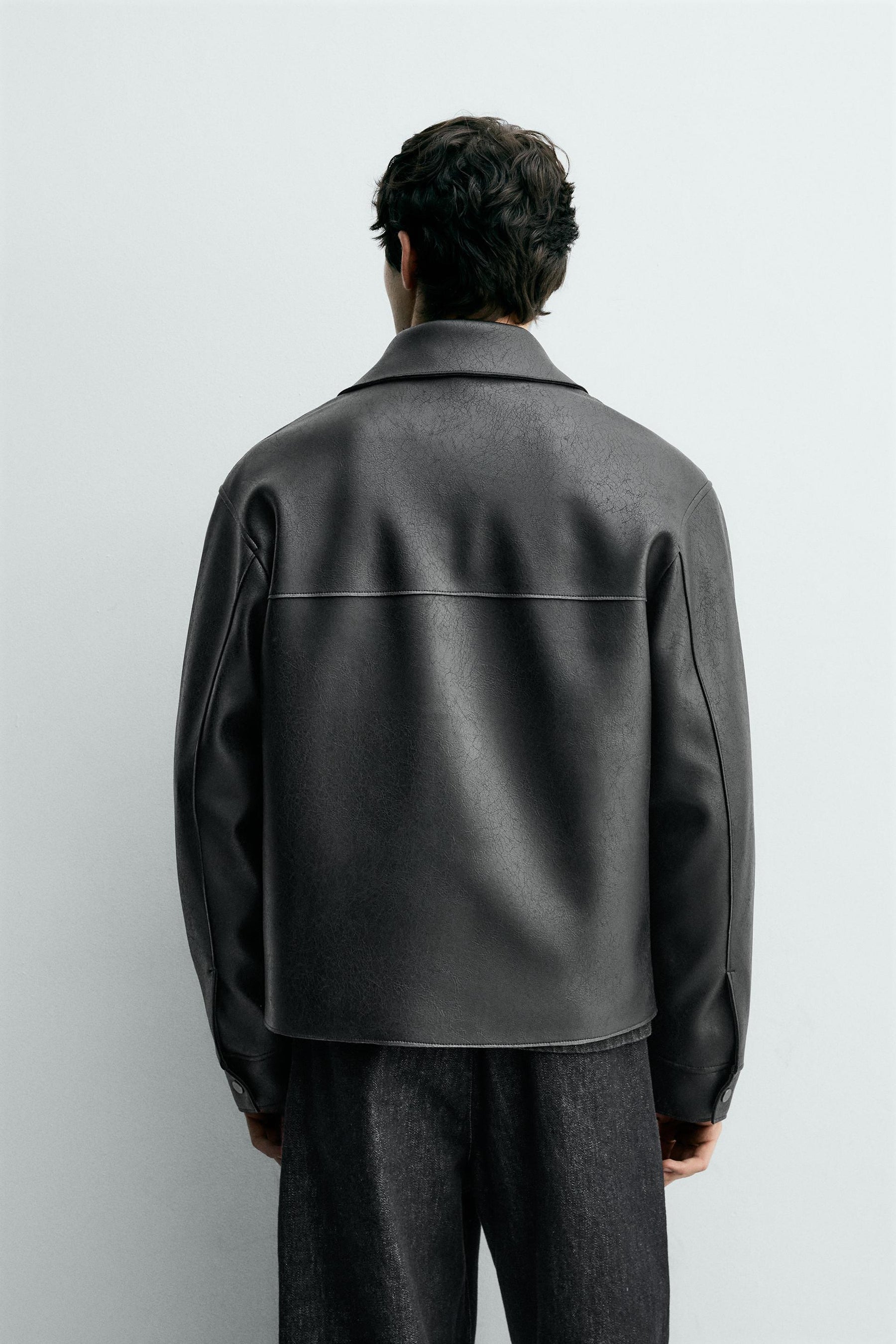 LEATHER EFFECT JACKET - Image 3