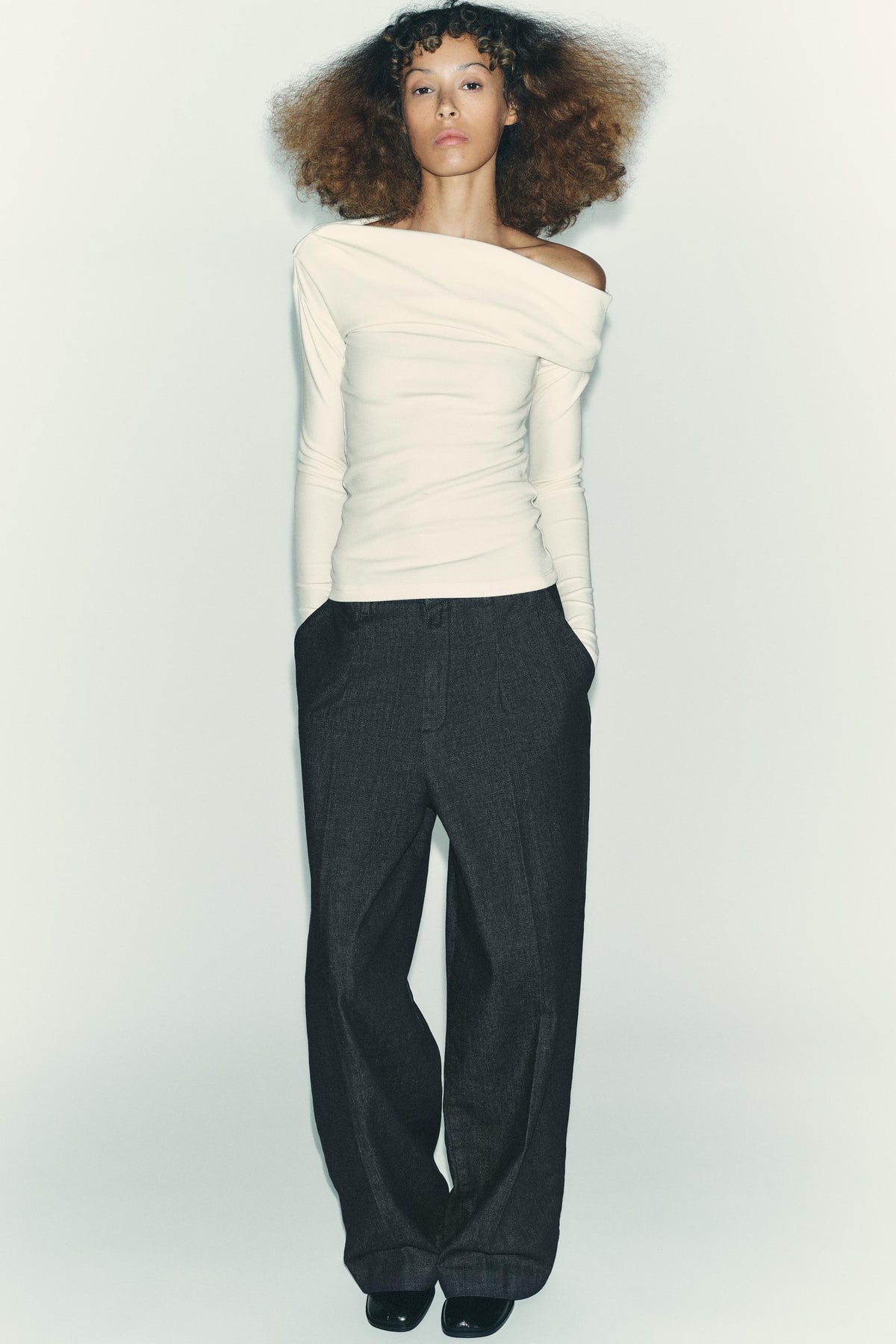 ASYMMETRIC SOFT SHIRT