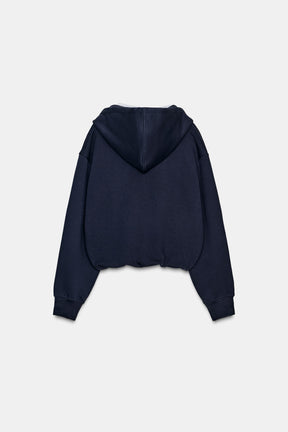Contrast Varsity Hoodie