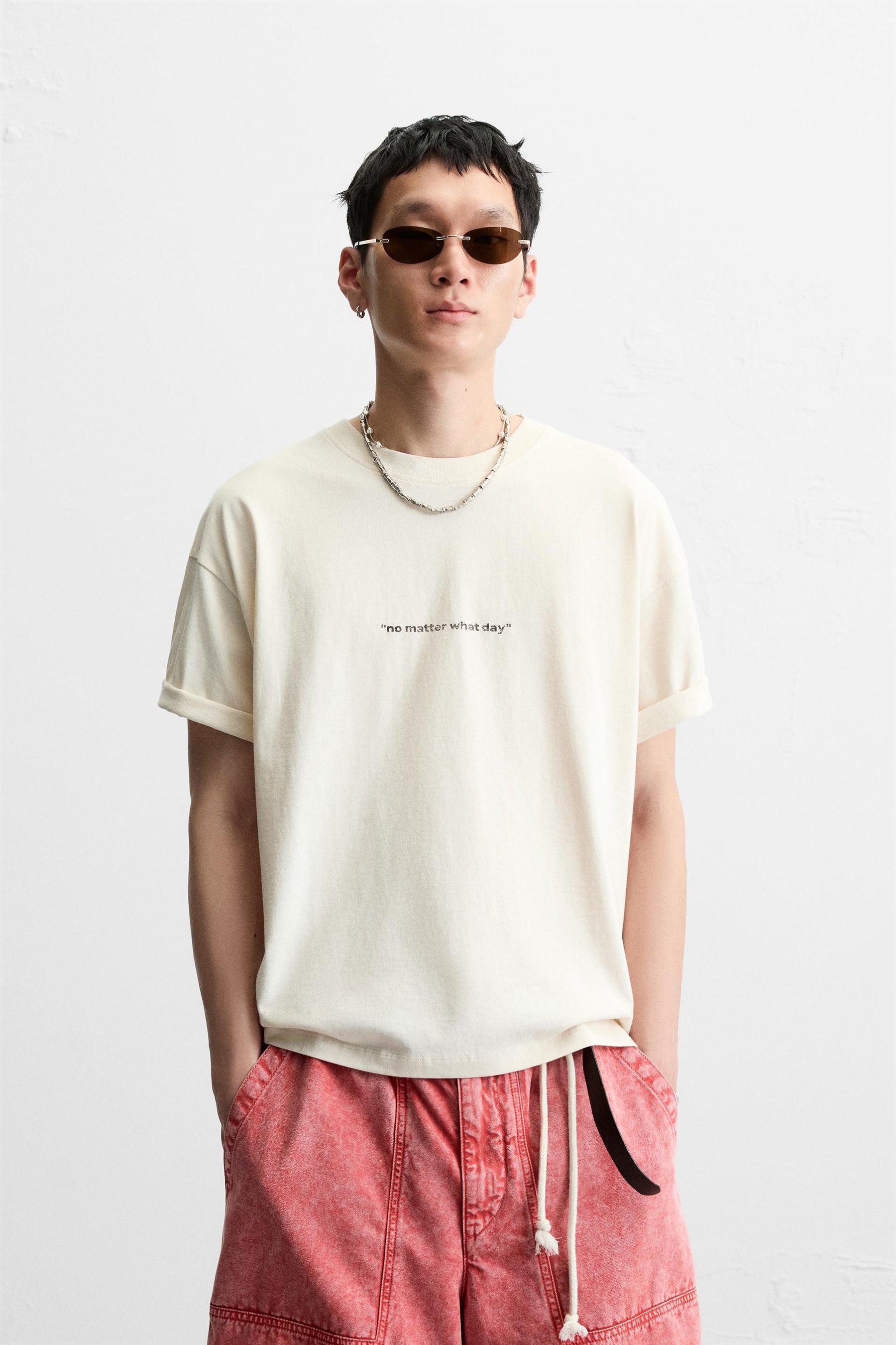 WASHED PRINT T-SHIRT - Image 2