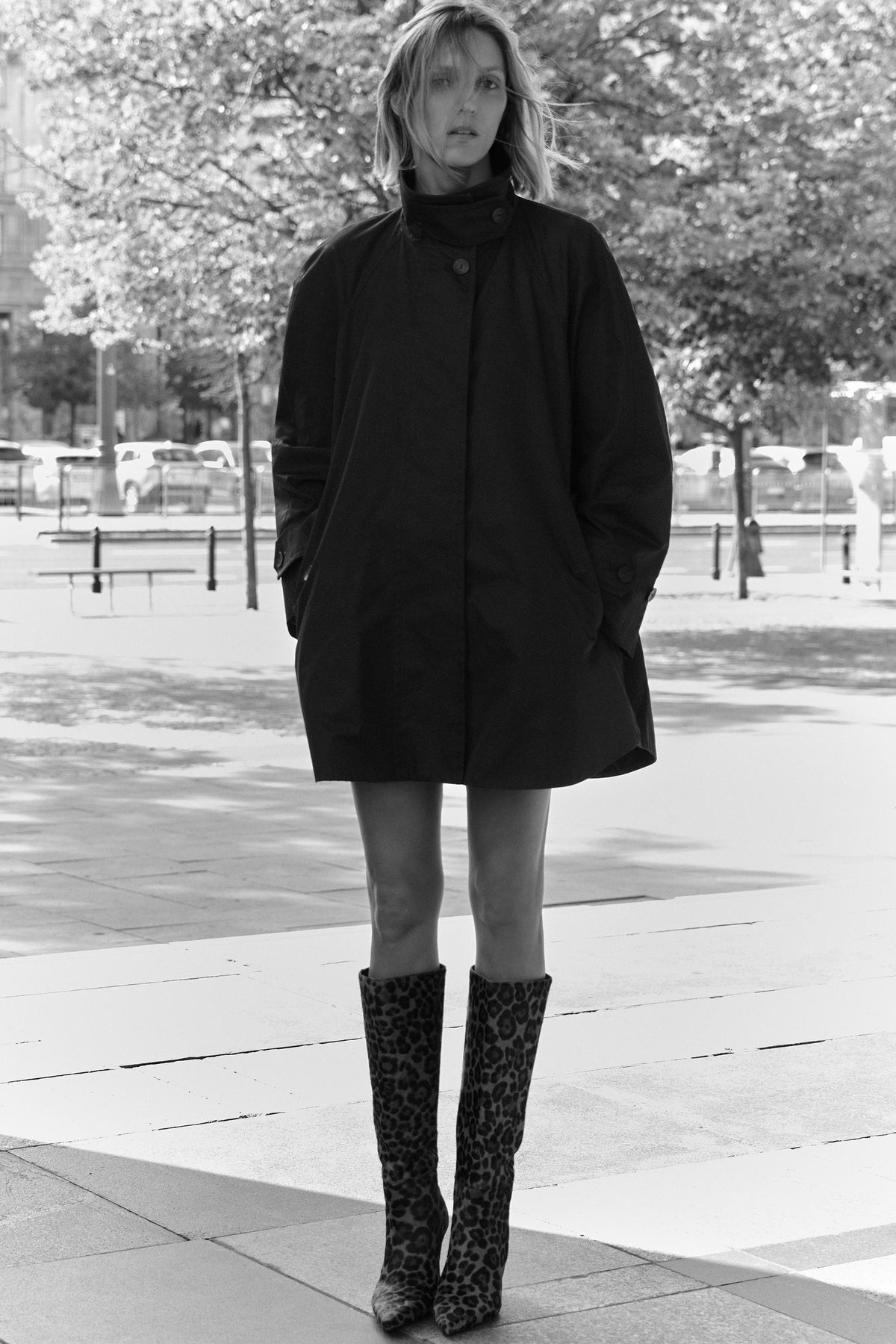 ZW COLLECTION HOODED PARKA - Image 1