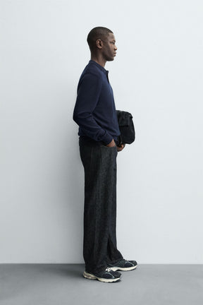 WOOL KNIT POLO SHIRT - Image 4