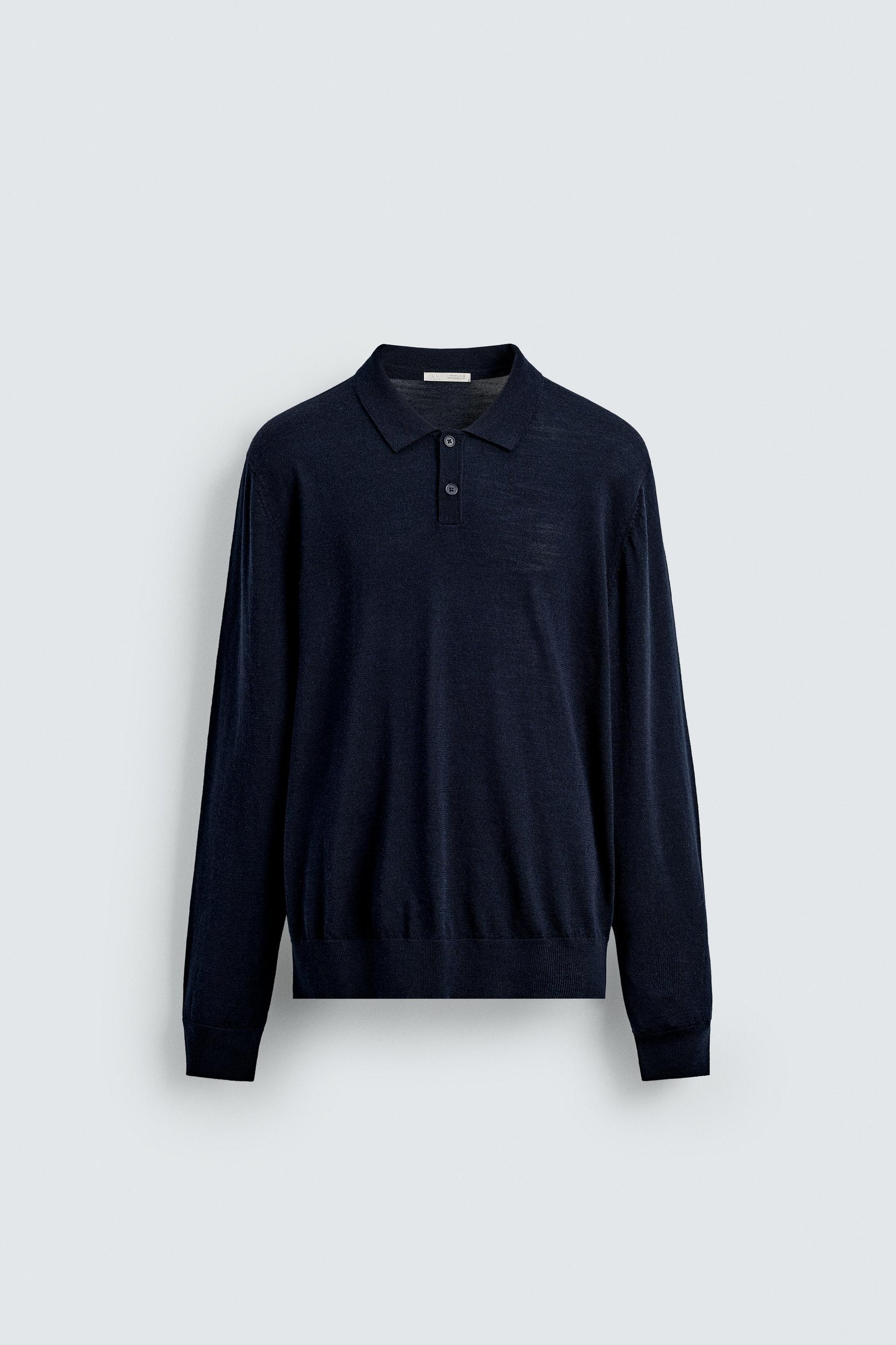 WOOL KNIT POLO SHIRT - Image 7