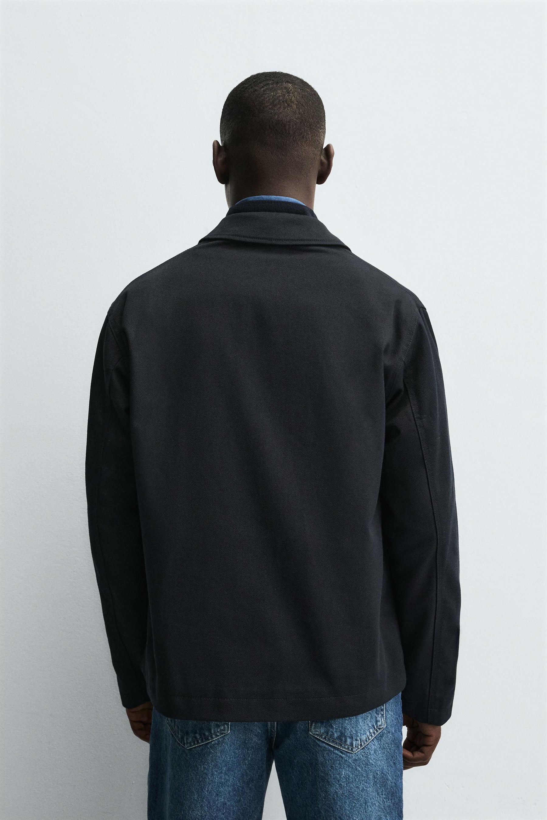 TWILL TEXTURED OVERSHIRT - Image 3