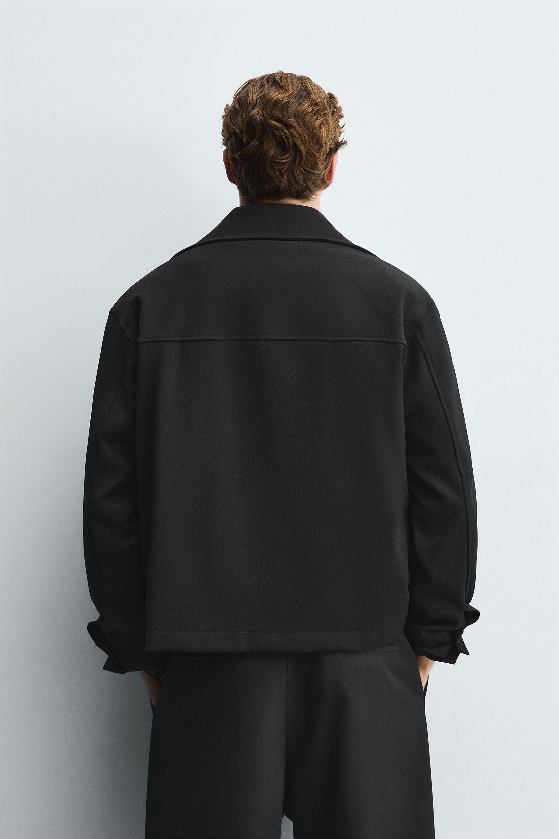 BOXY FIT ZIP-UP OVERSHIRT - Image 3