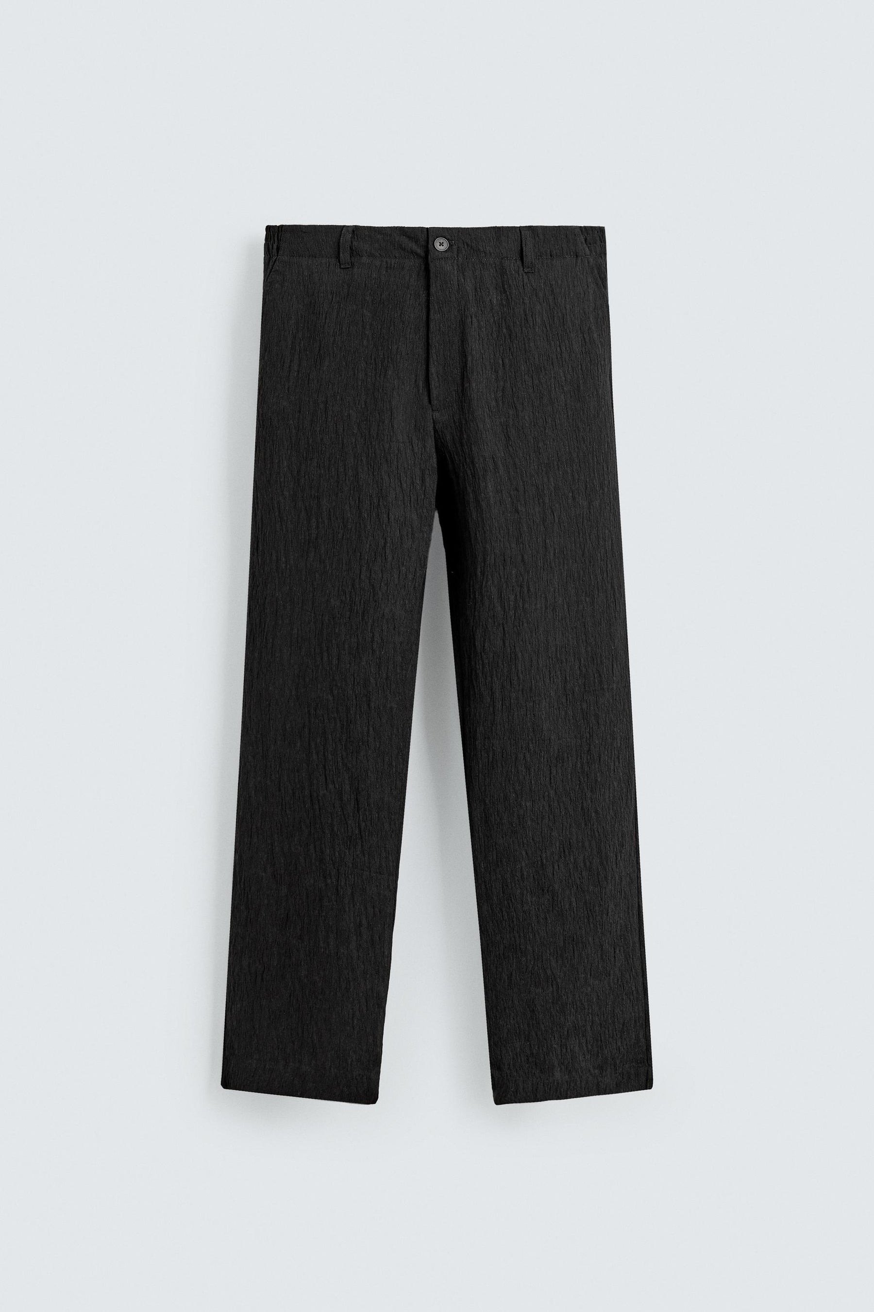 REGULAR FIT TROUSERS WITH IRREGULAR TEXTURE - Image 7