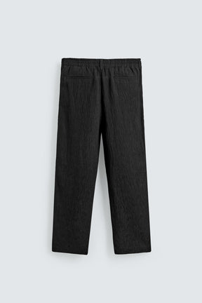 REGULAR FIT TROUSERS WITH IRREGULAR TEXTURE - Image 8