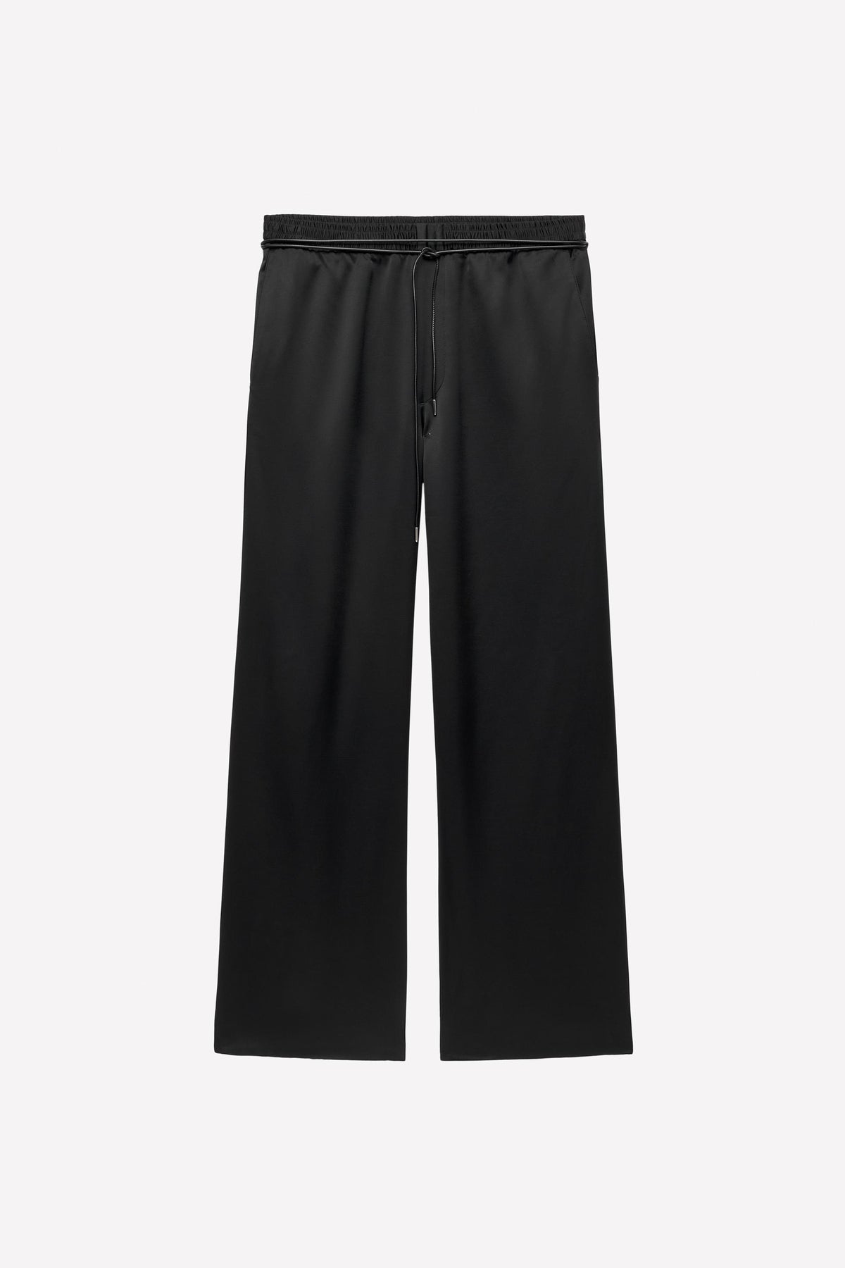 WOOL TROUSERS WITH BELT
