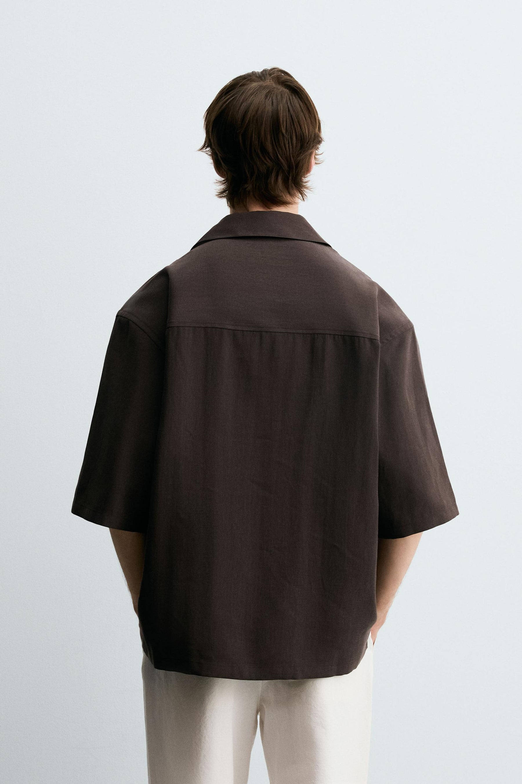 RELAXED FIT FLOWING SHIRT - Image 3