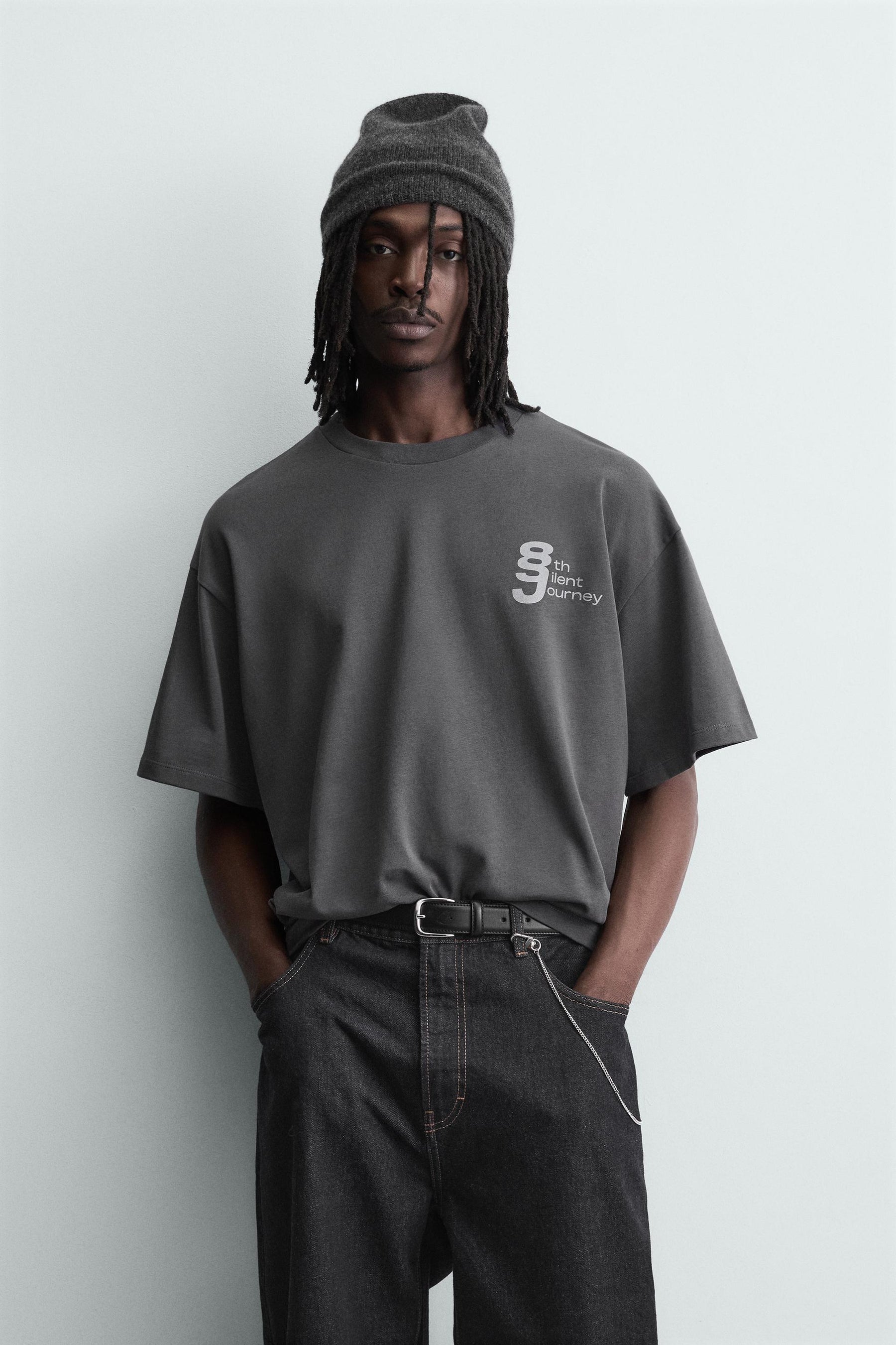 CONTRAST PRINT T-SHIRT - Image 2