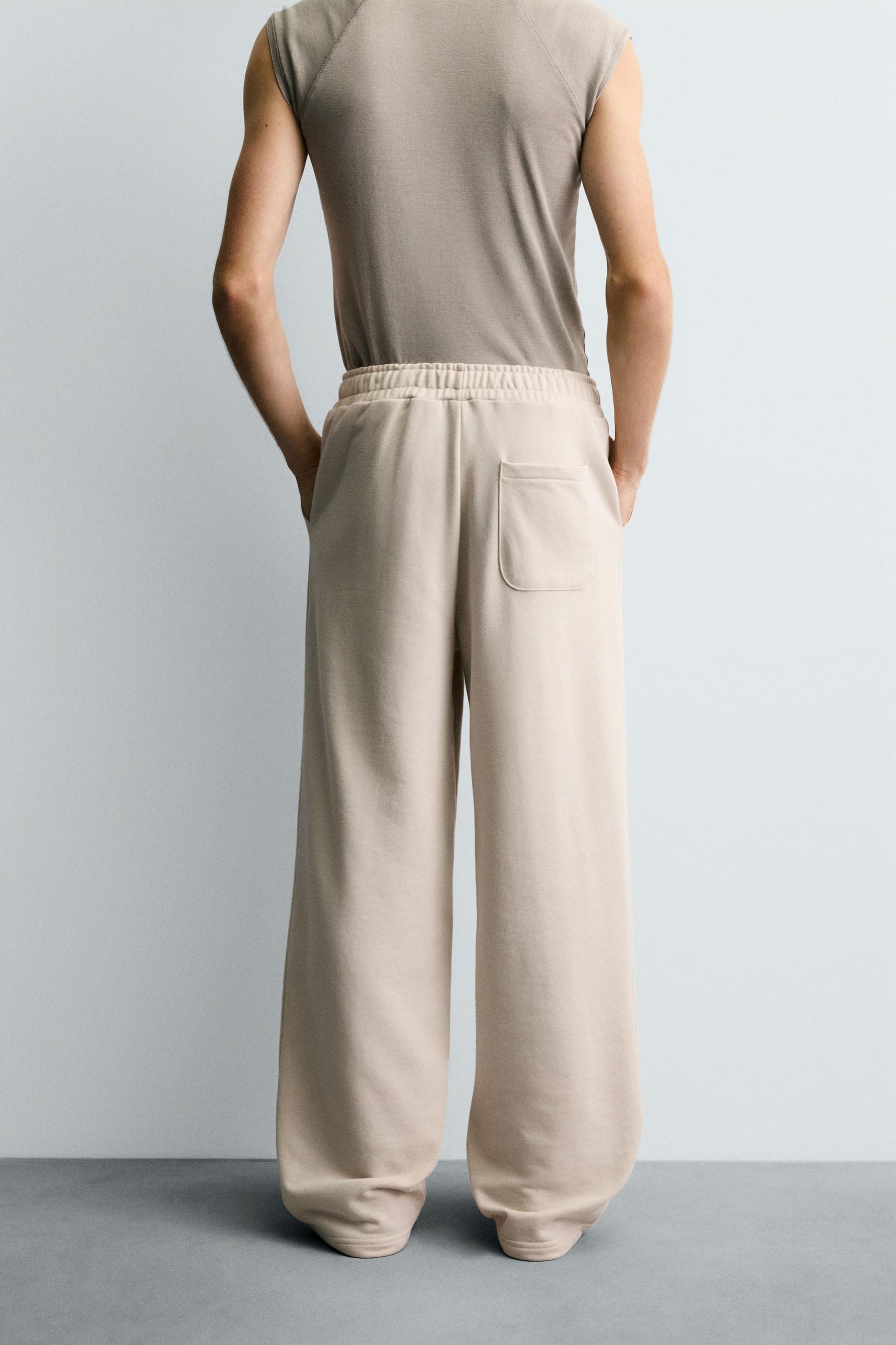 BASIC WIDE-LEG JOGGERS - Image 3