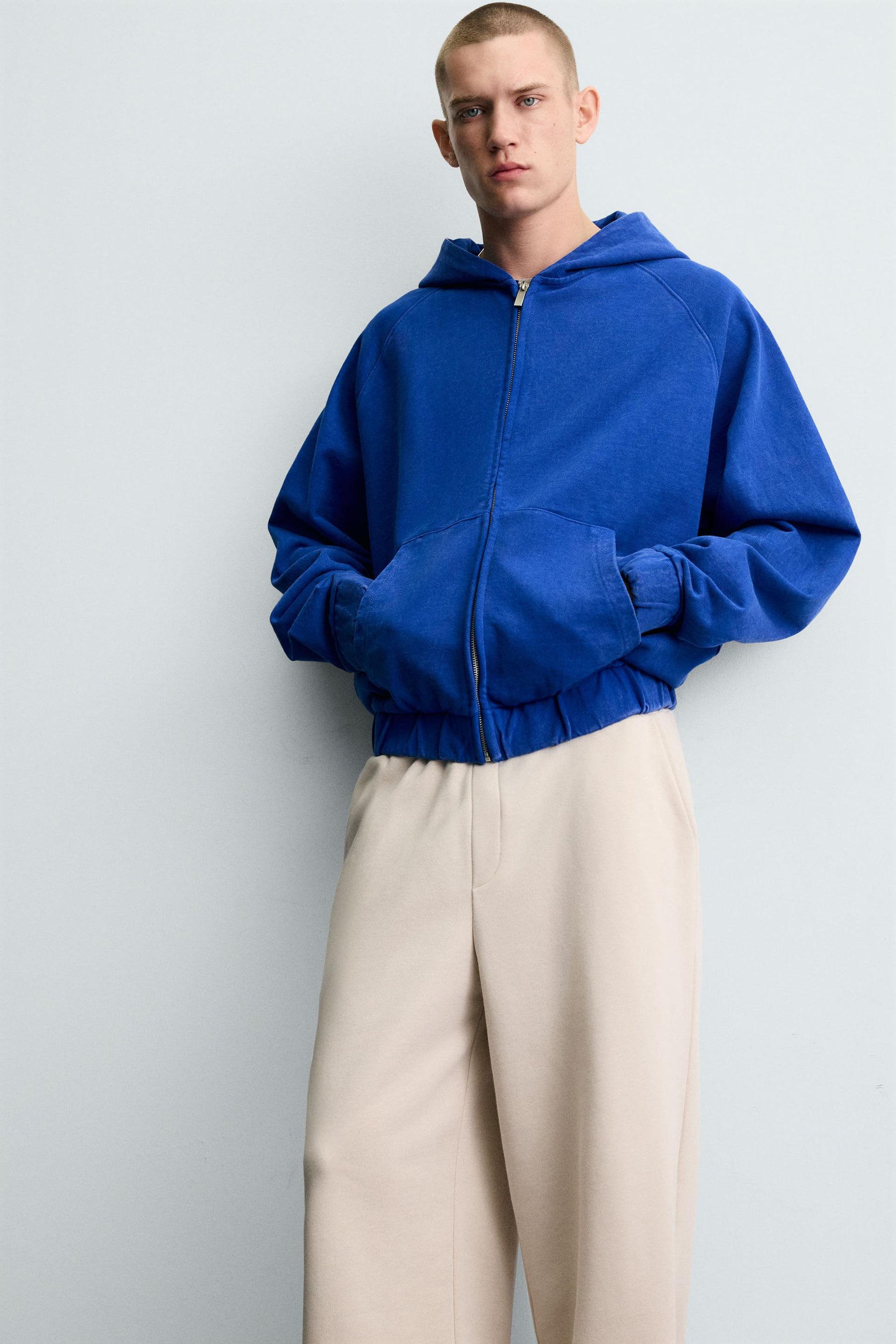 BASIC WIDE-LEG JOGGERS - Image 5