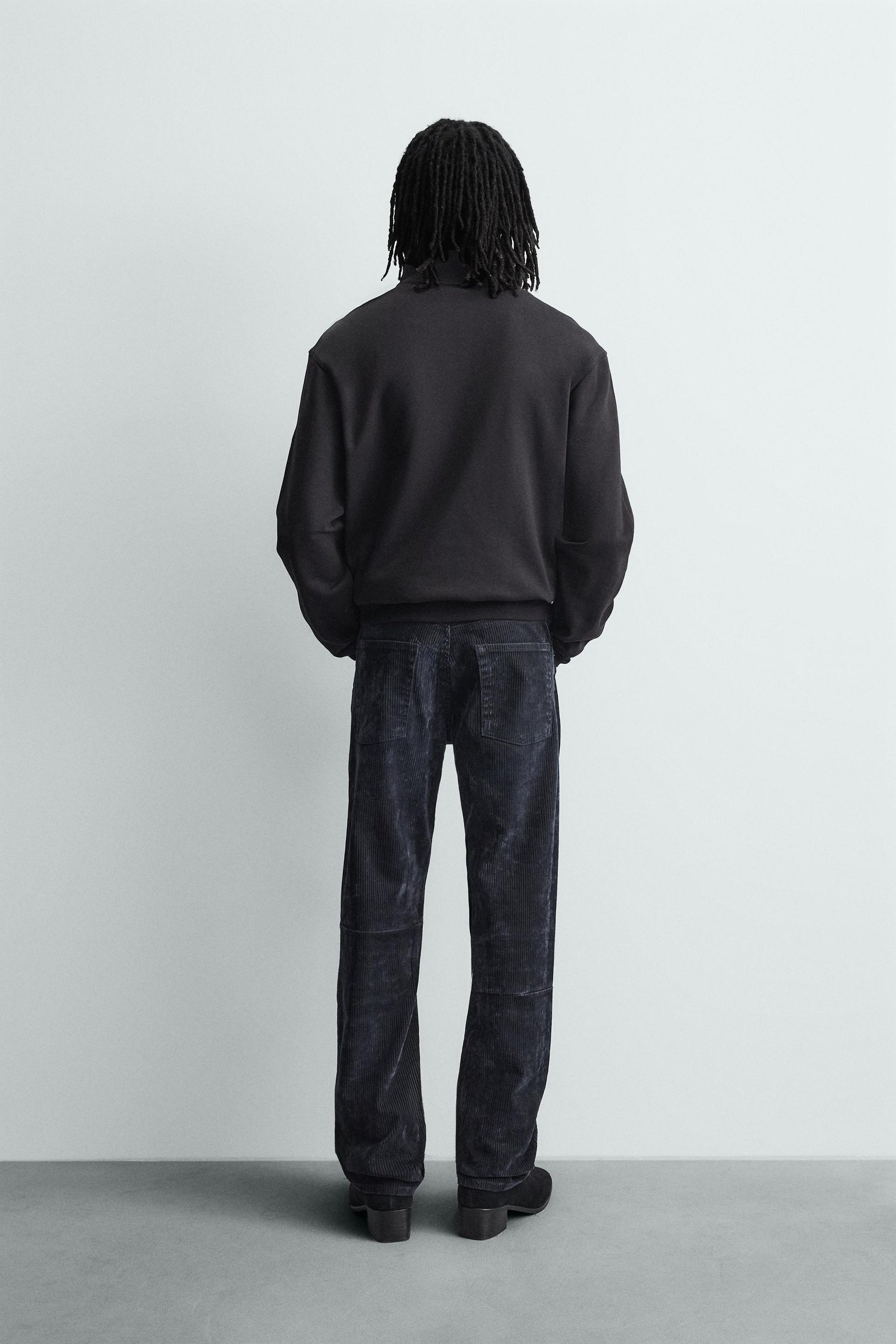 STRAIGHT-LEG CORDUROY TROUSERS - Image 3