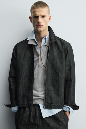 RELAXED FIT DENIM JACKET - Image 5