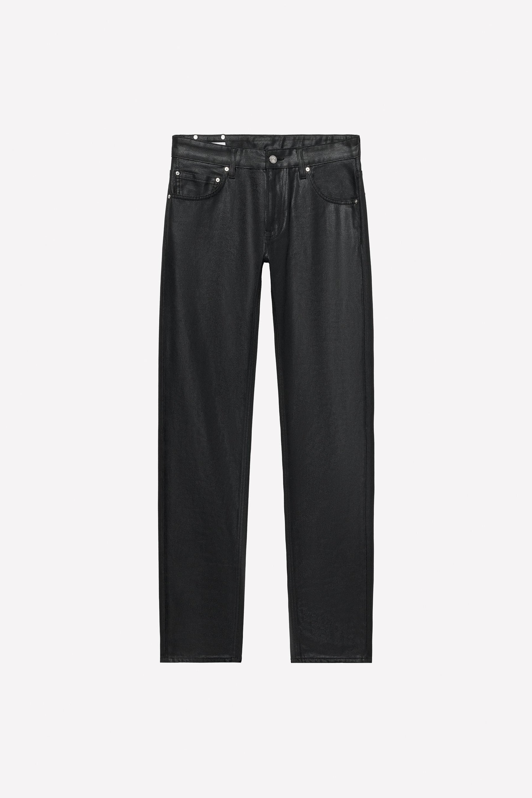 SLIM FIT WAXED JEANS LUDOVIC DE SAINT SERNIN x - Image 1