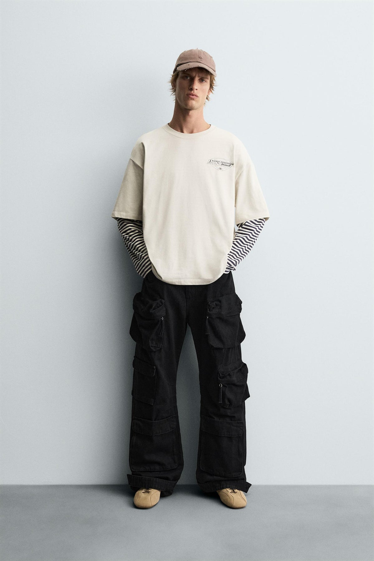 WASHED GRAPHIC T-SHIRT - Image 1