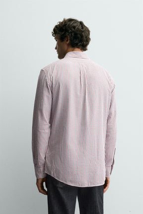 CHECK SHIRT WITH POCKET - Image 3