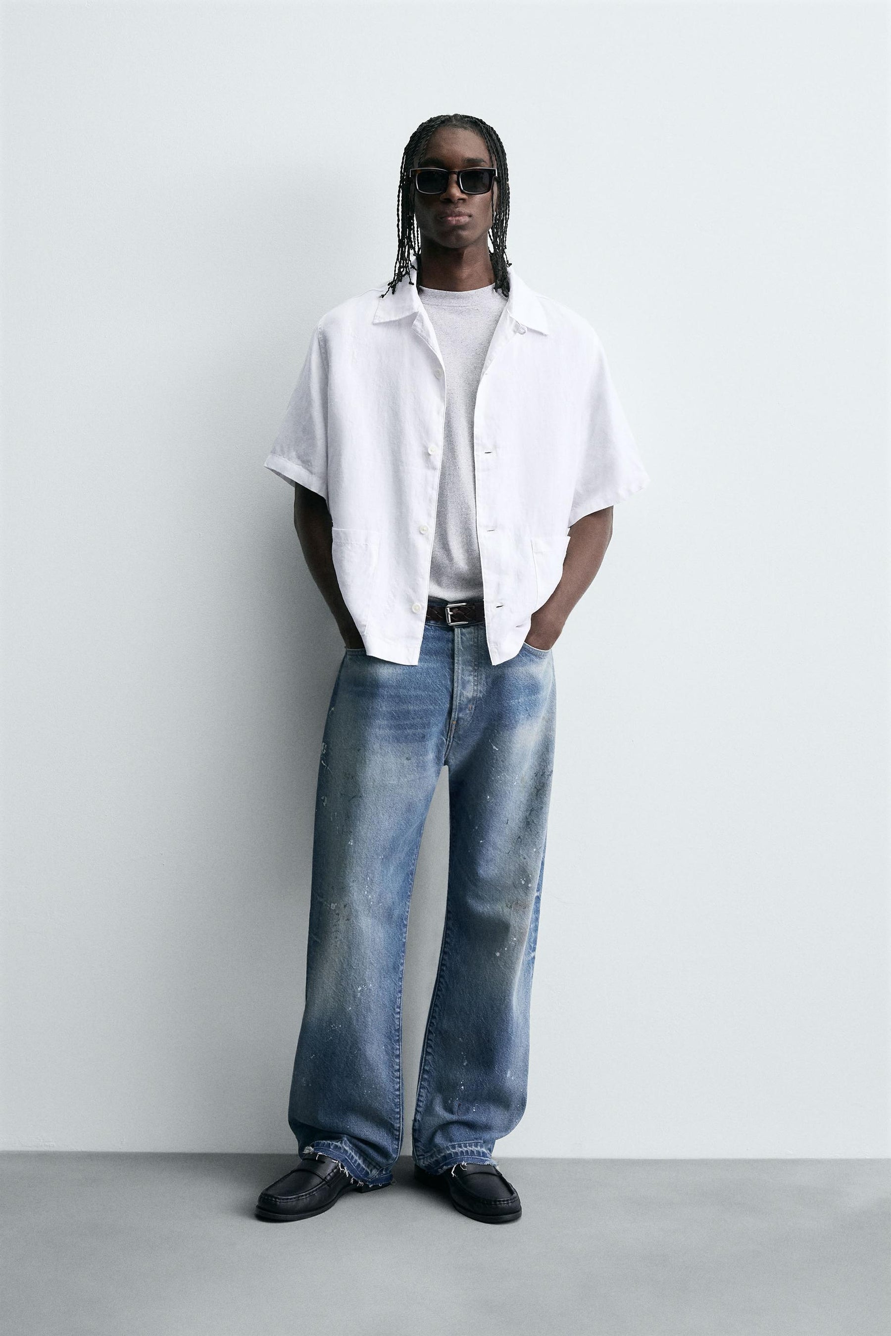 100% HEMP RELAXED FIT SHIRT - Image 1