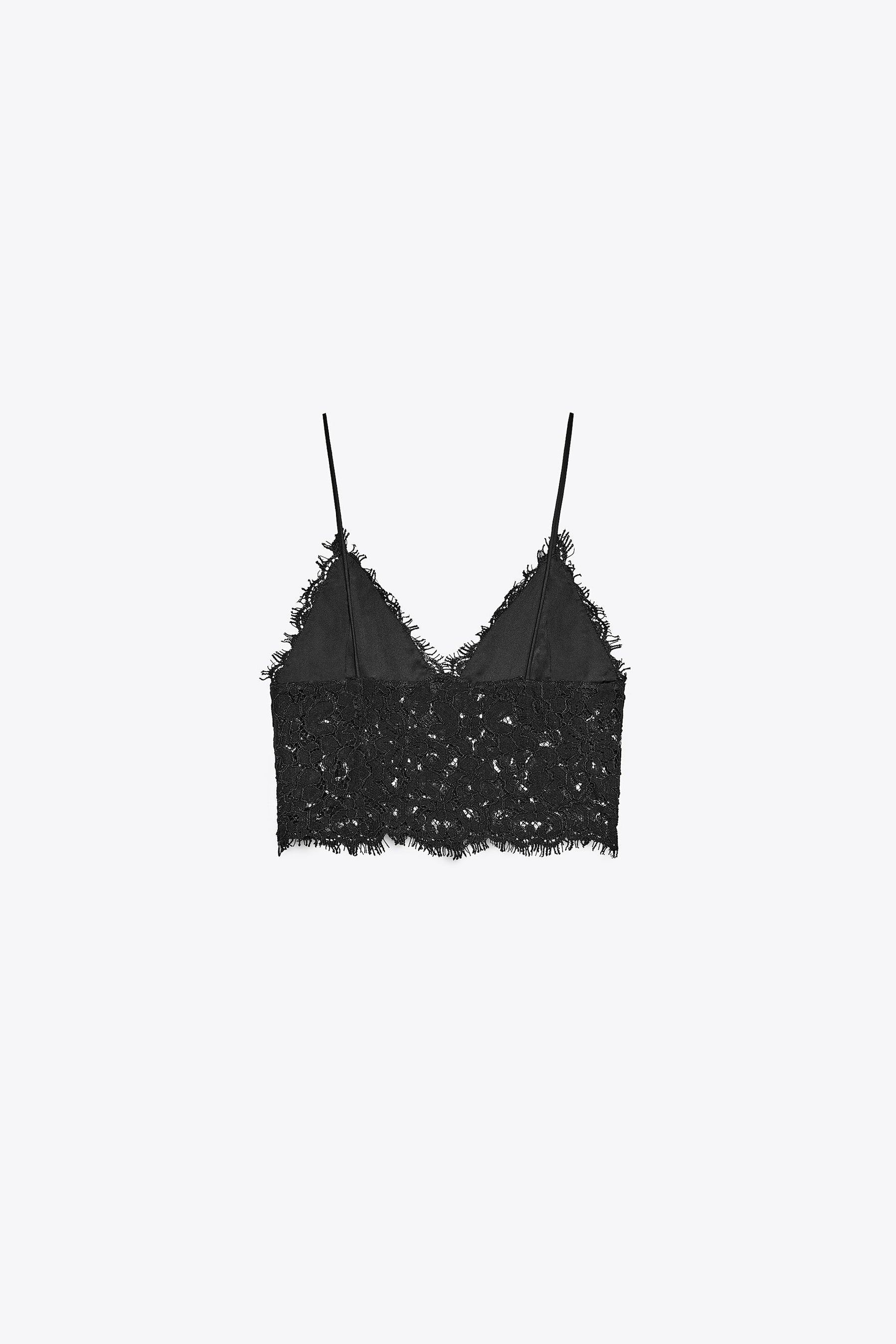 EMBROIDERED CROP TOP