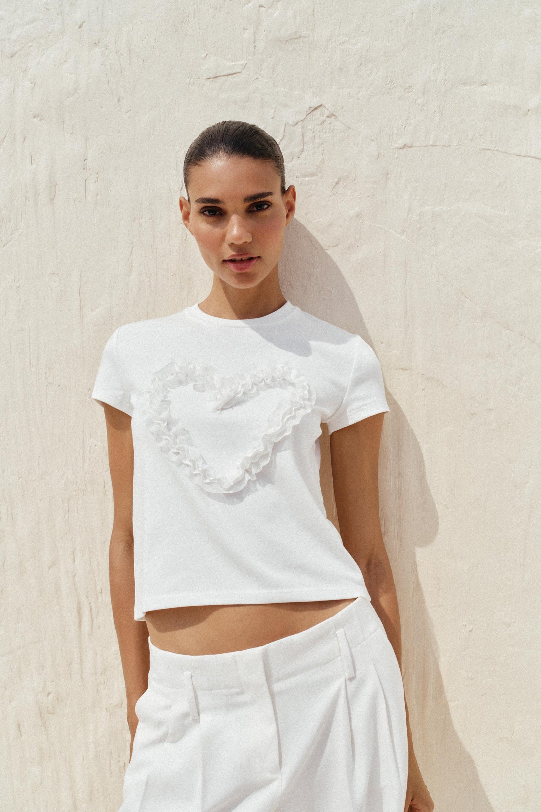 Textured Heart T-Shirt