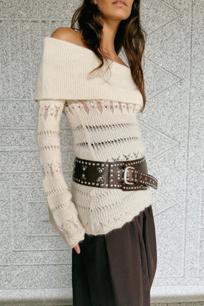 OPENWORK OFF-THE-SHOULDER JUMPER - Image 4