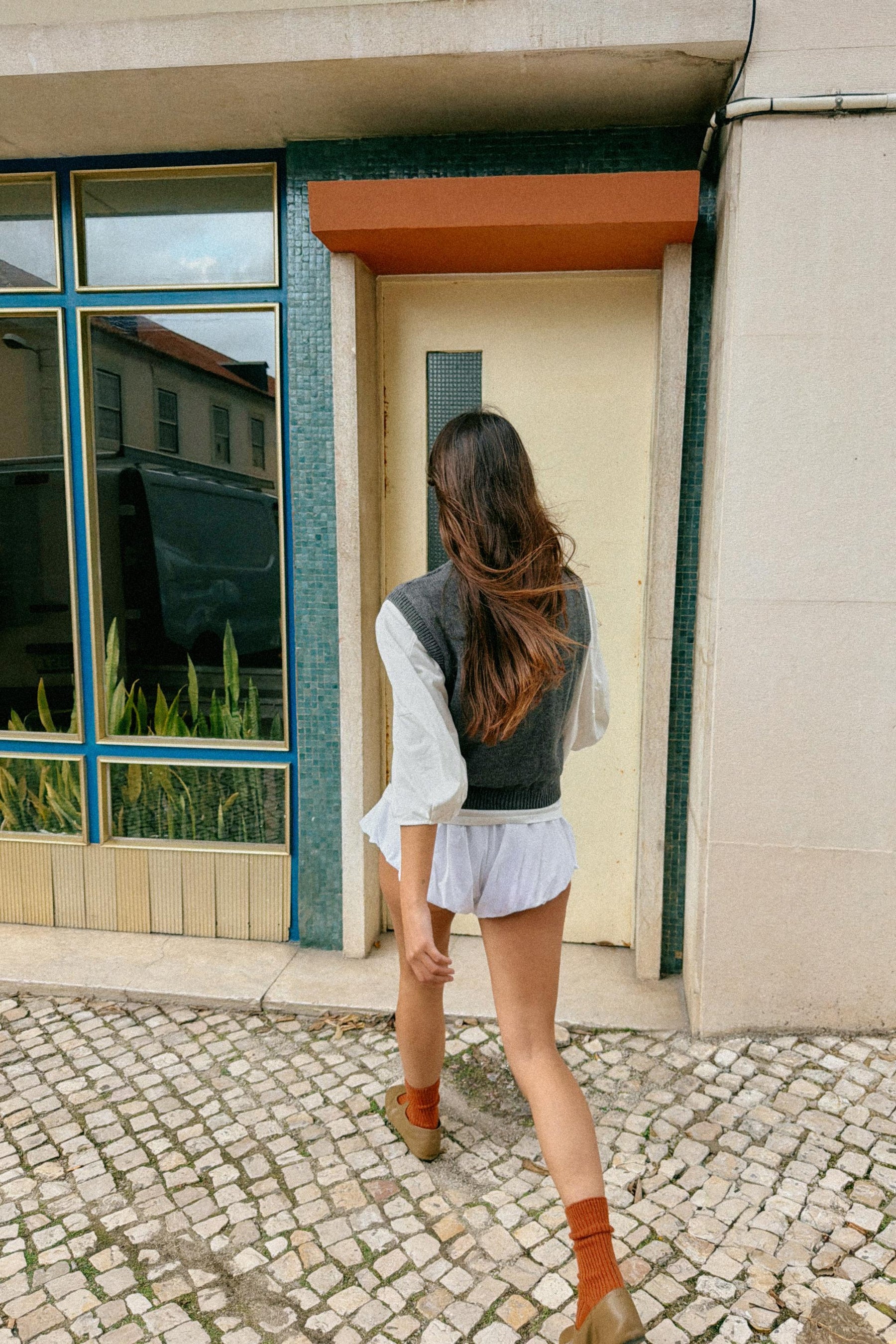 CONTRAST WAISTCOAT SHIRT