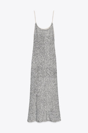 SEQUINNED CAMISOLE DRESS - Image 6