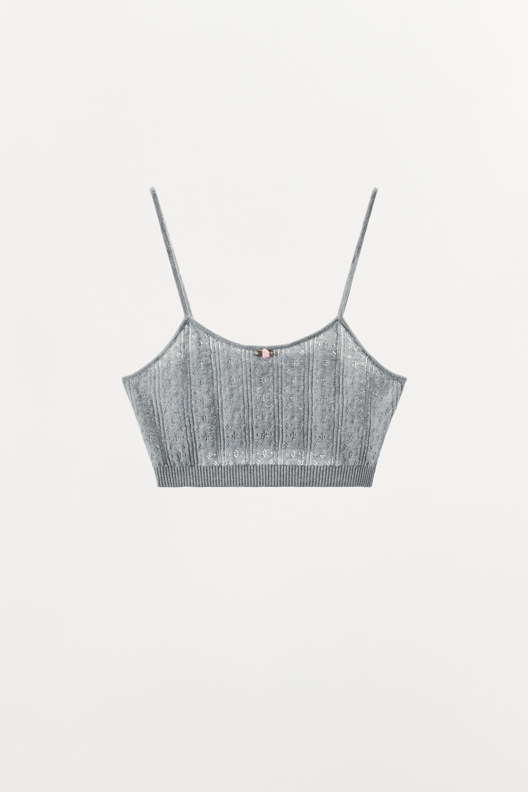 Floral Pointelle Bralette