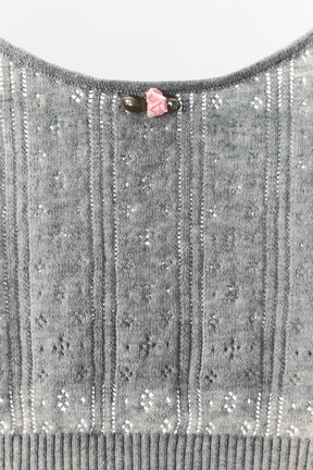 Floral Pointelle Bralette