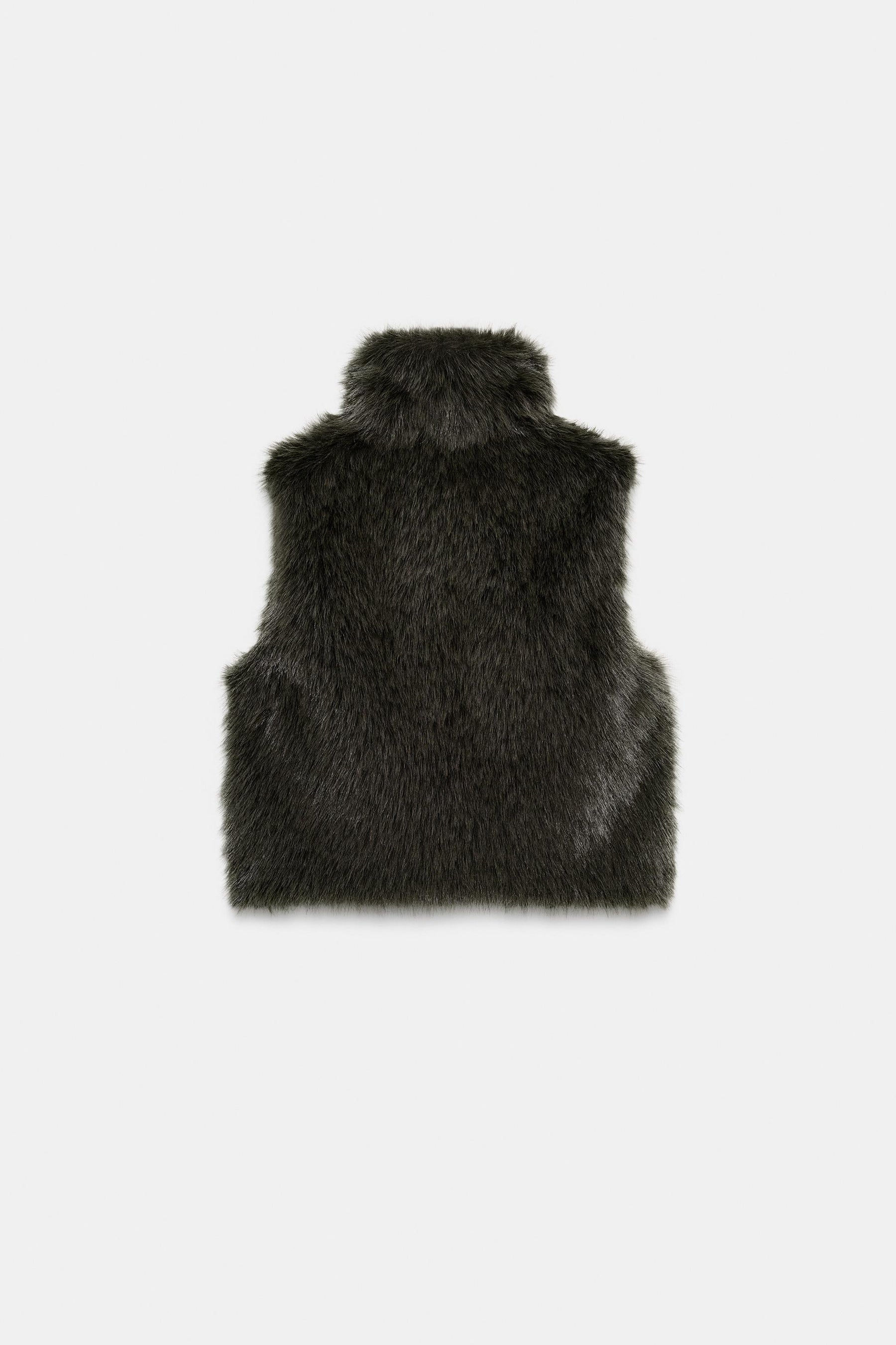 FAUX FUR GILET - Image 7