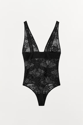 LACE POLYAMIDE BODYSUIT
