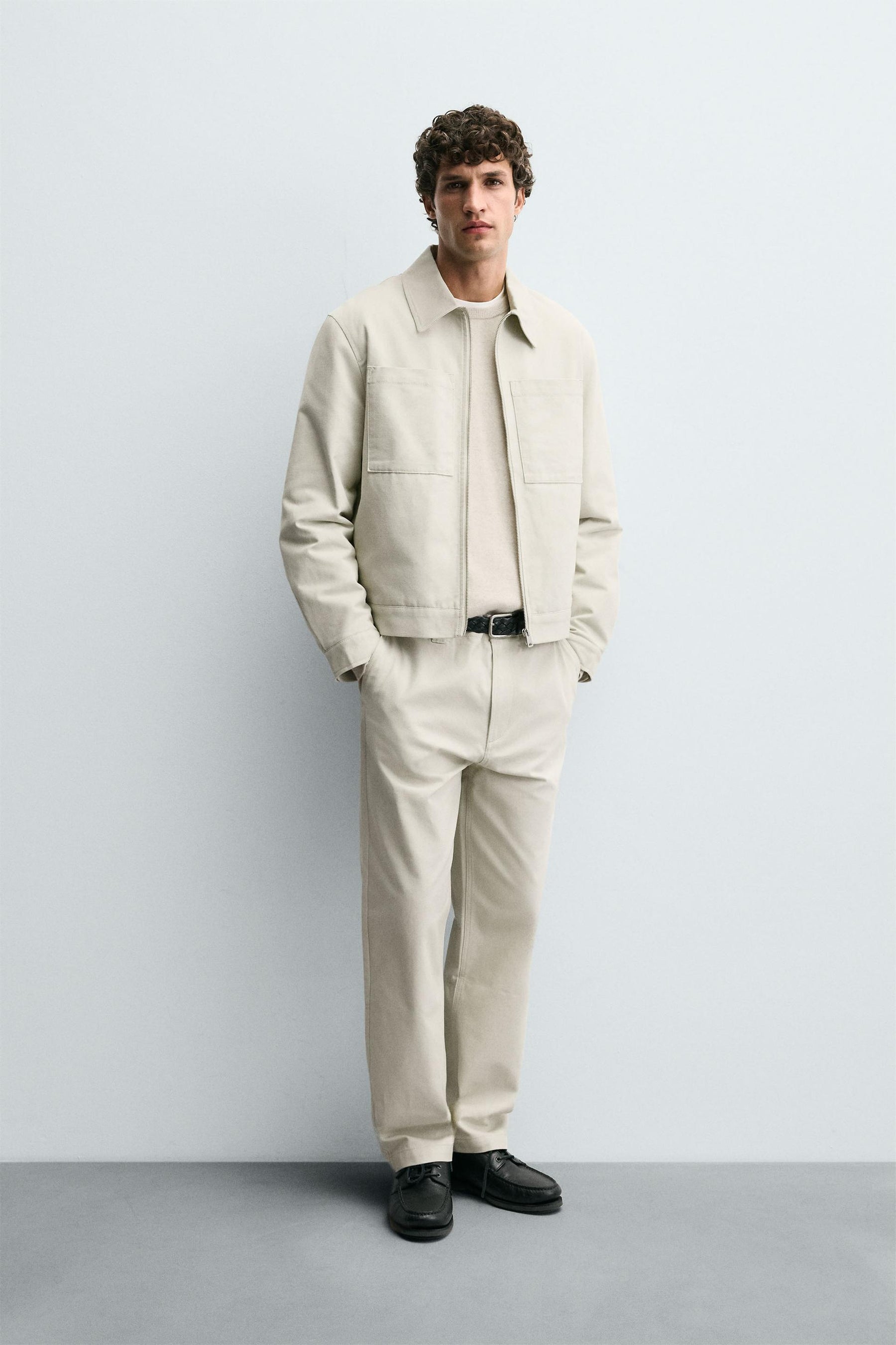 QUILTED OVERSHIRT WITH POCKETS - Image 1