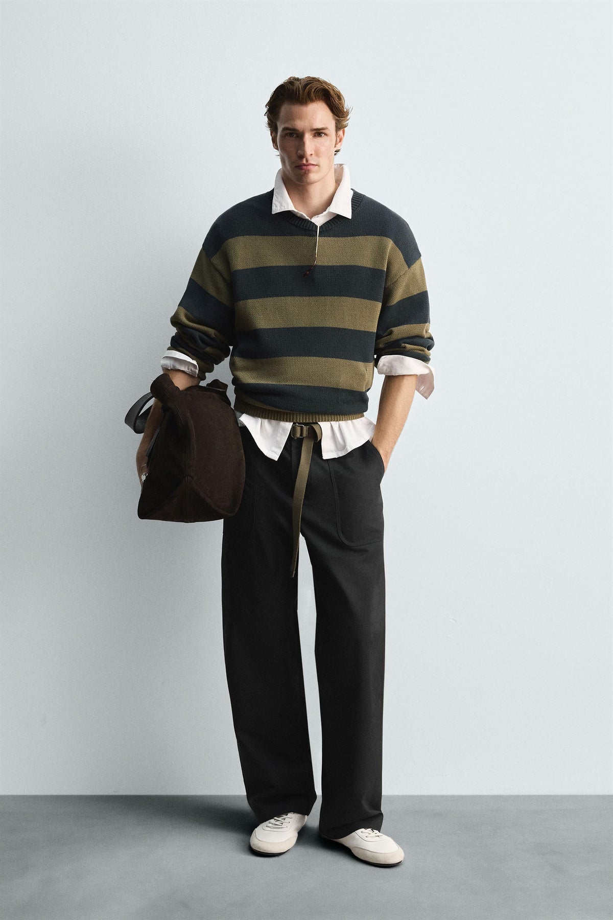 REGULAR FIT TROUSERS WITH POCKETS - Image 1