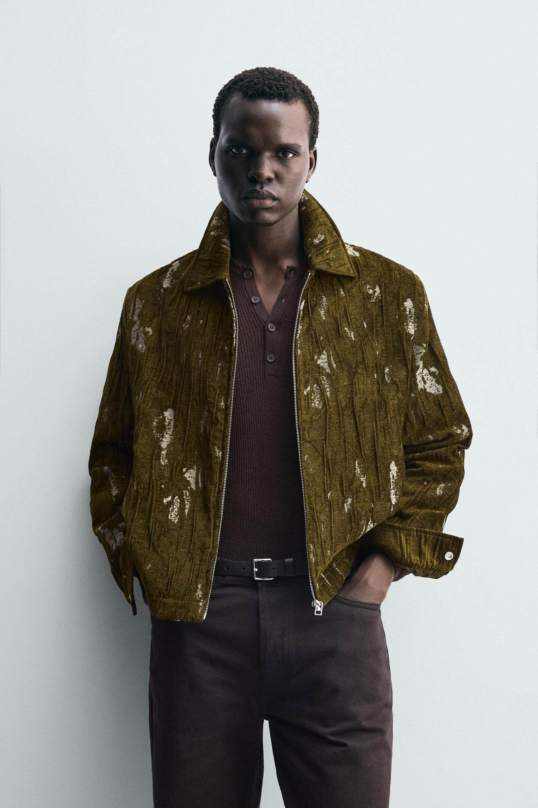 TEXTURED JACQUARD JACKET - Image 2