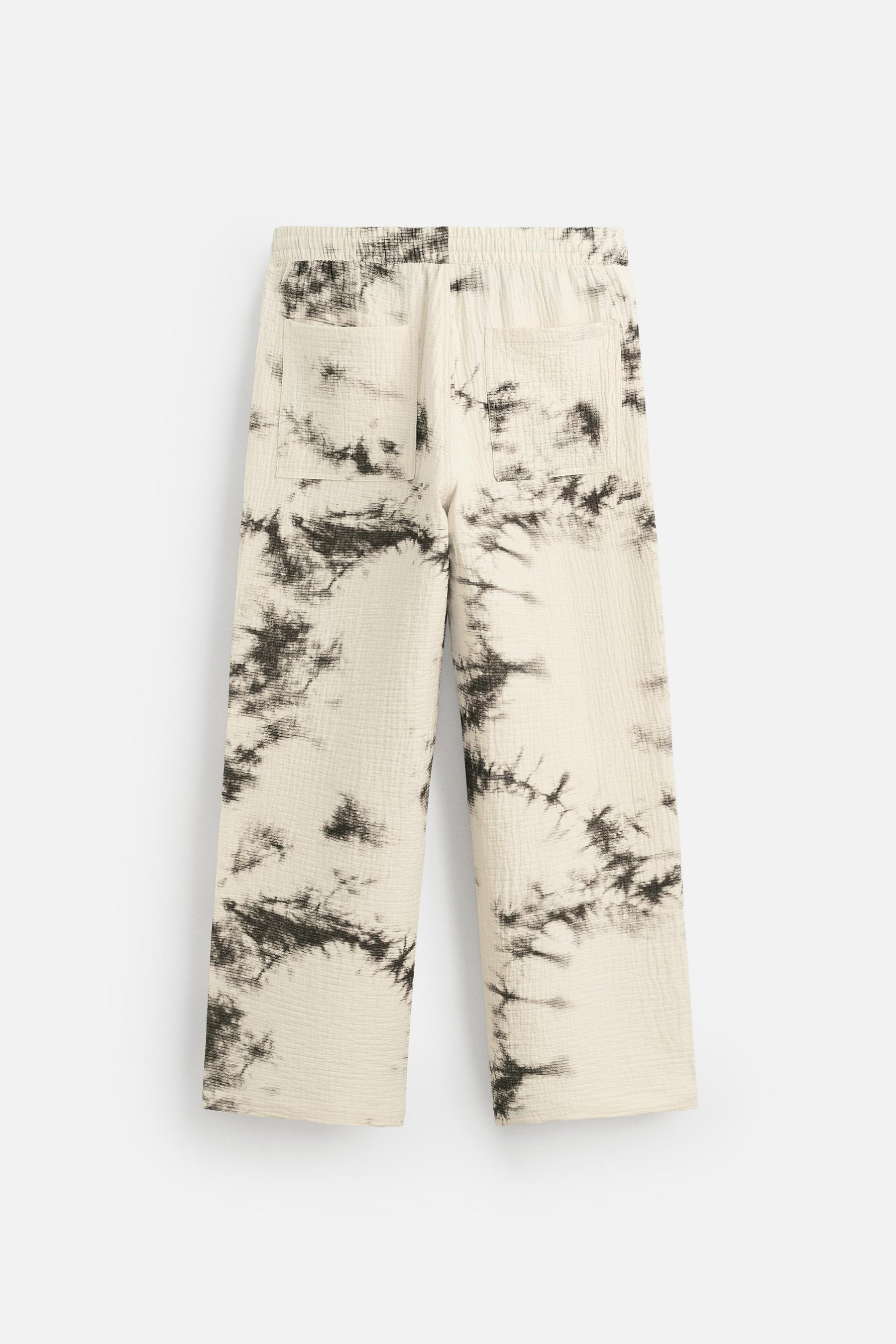 TIE DYE PRINTED TEXTURED TROUSERS - Image 8