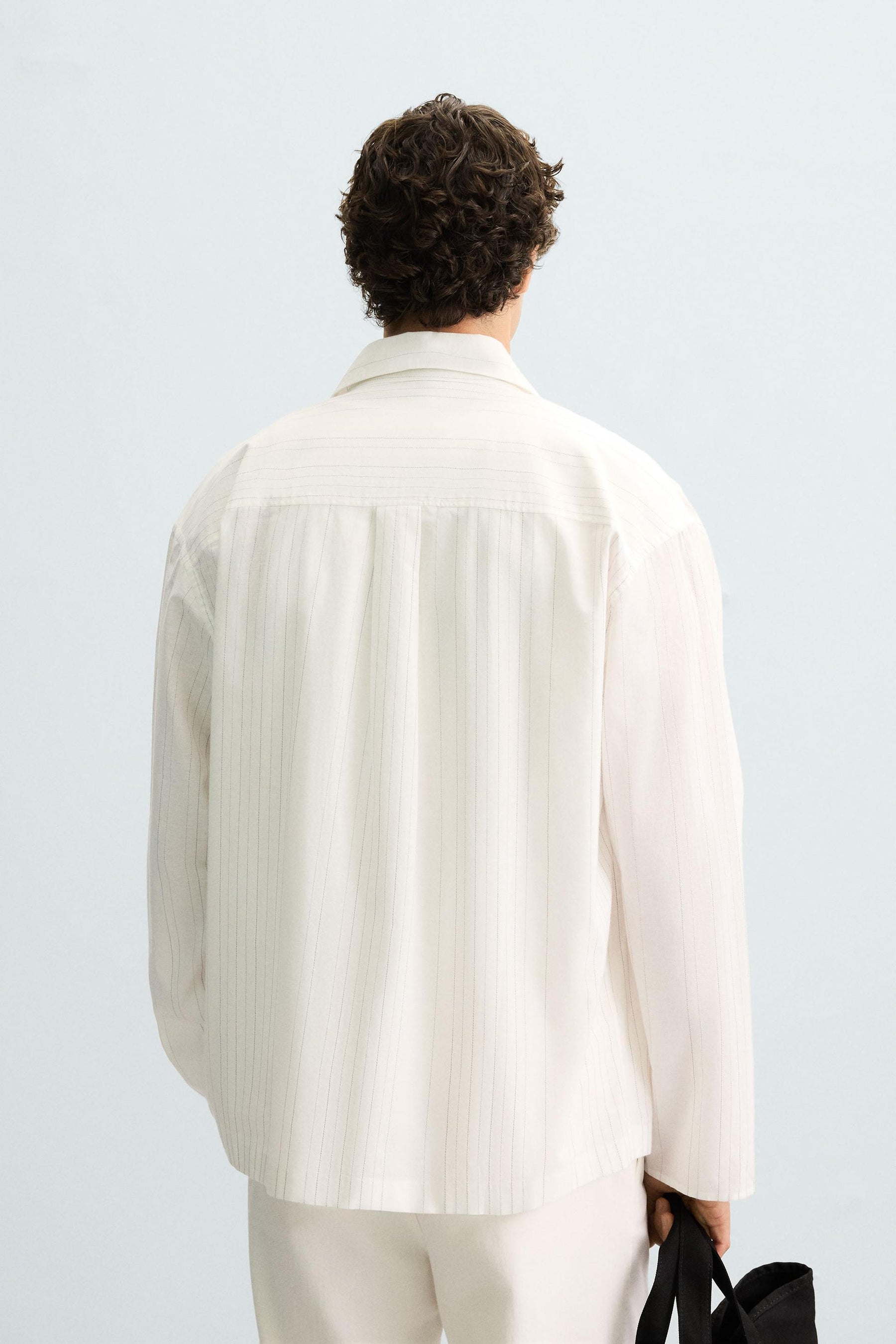 STRIPED TEXTURED SHIRT - Image 3