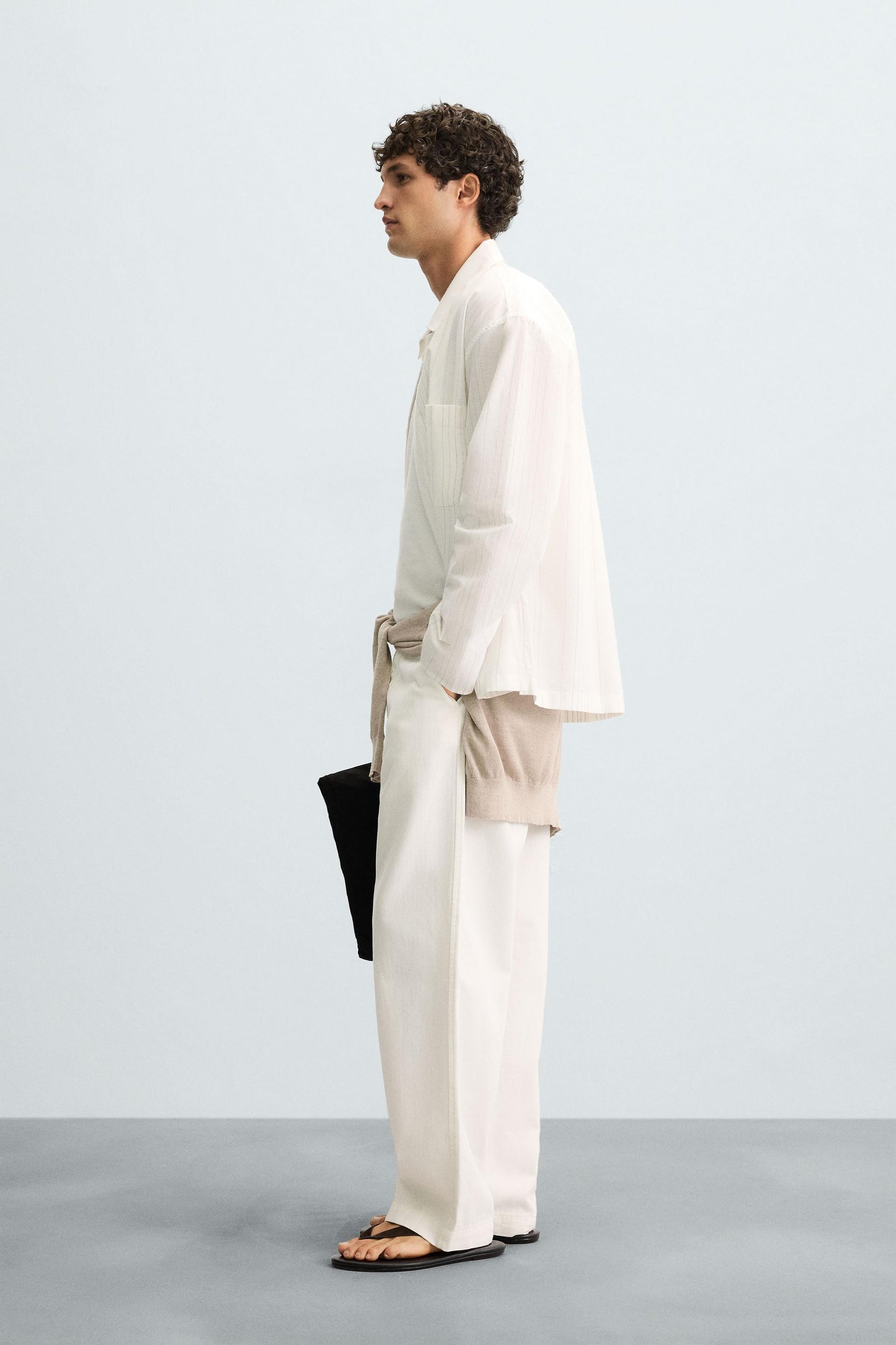 STRIPED TEXTURED SHIRT - Image 4