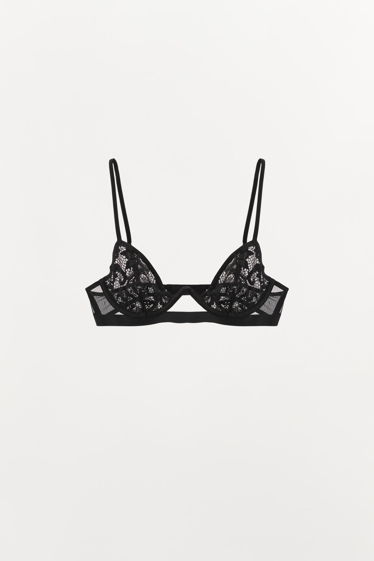 Lace underwired bra