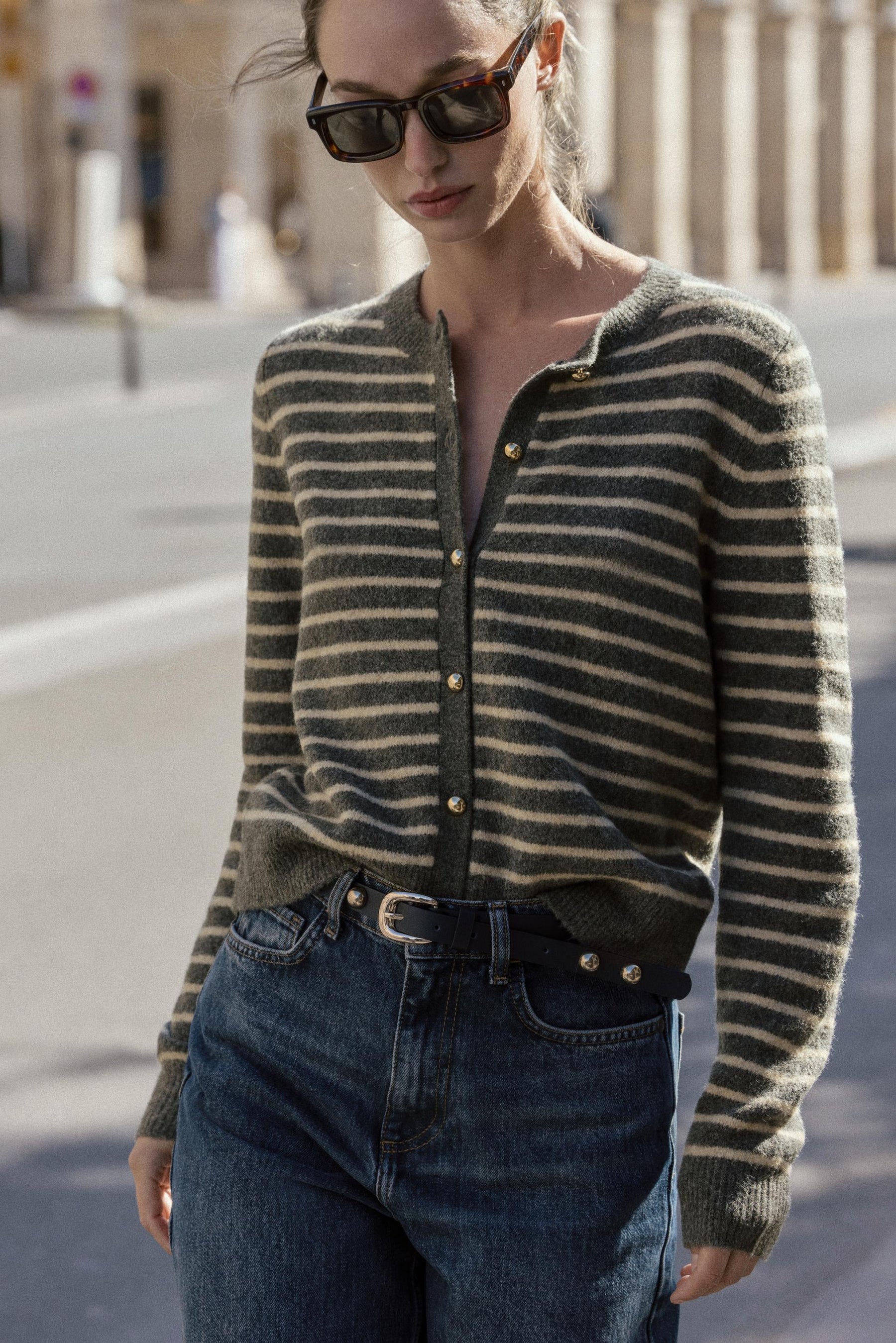STRIPED CARDIGAN - Image 5