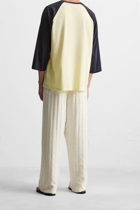 RELAXED FIT JACQUARD TROUSERS - Image 3
