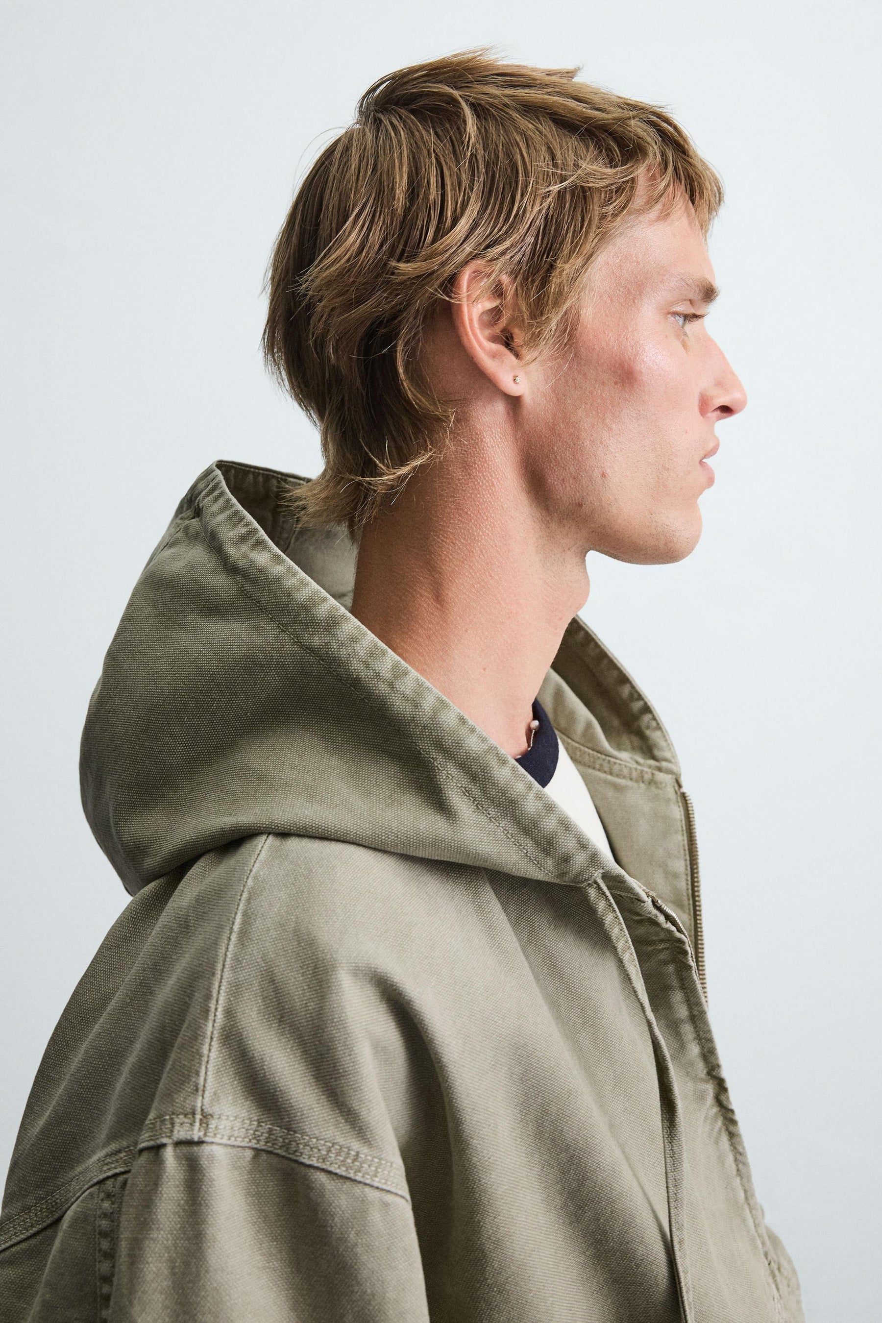 WASHED HOODED JACKET - Image 6