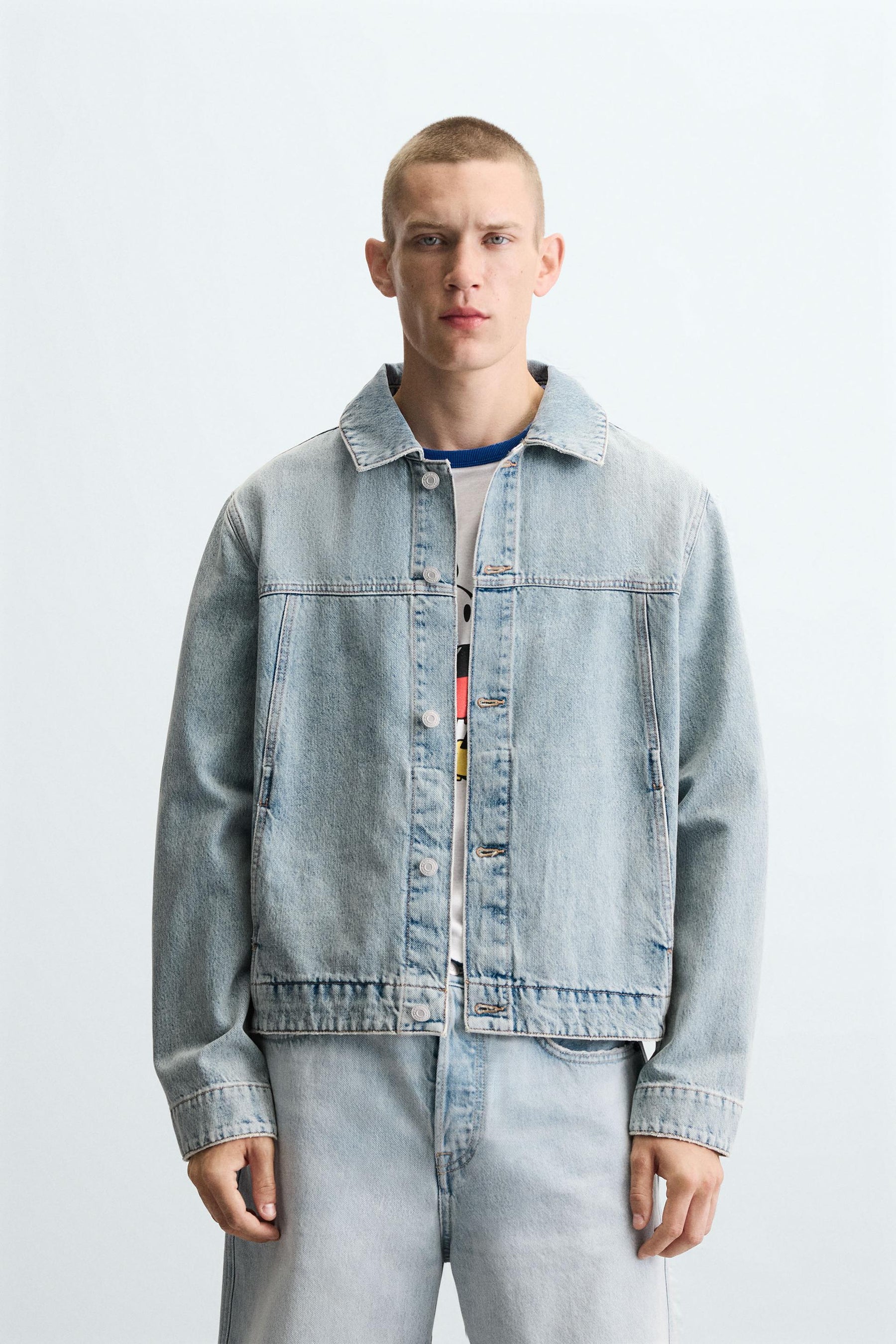 BASIC DENIM JACKET - Image 2