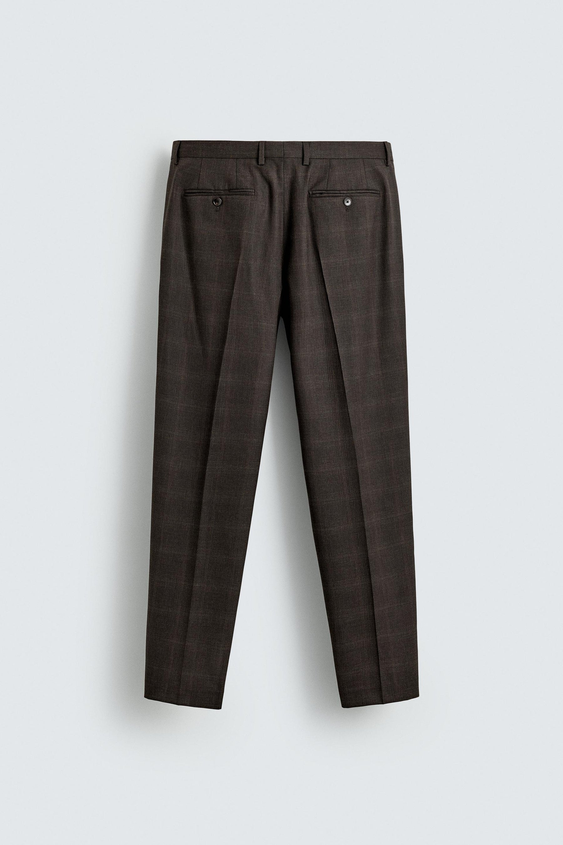 CHECK SUIT TROUSERS - Image 7