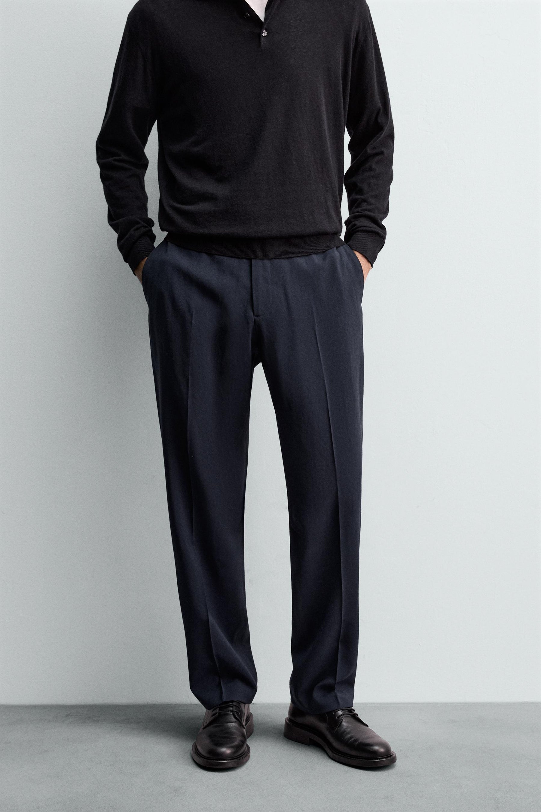 WOOL SUIT TROUSERS - Image 2