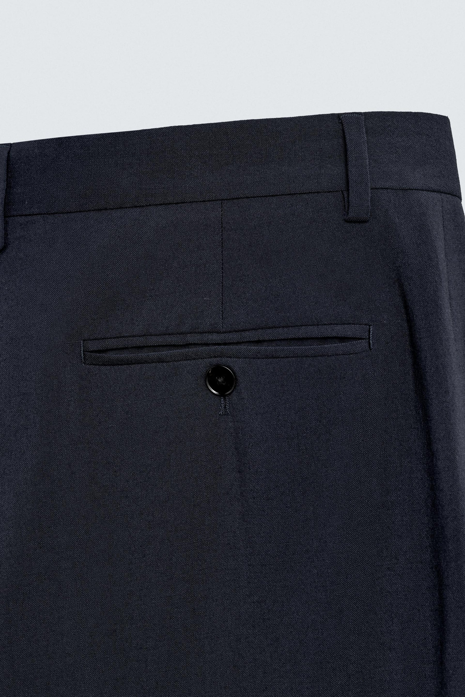 WOOL SUIT TROUSERS - Image 10