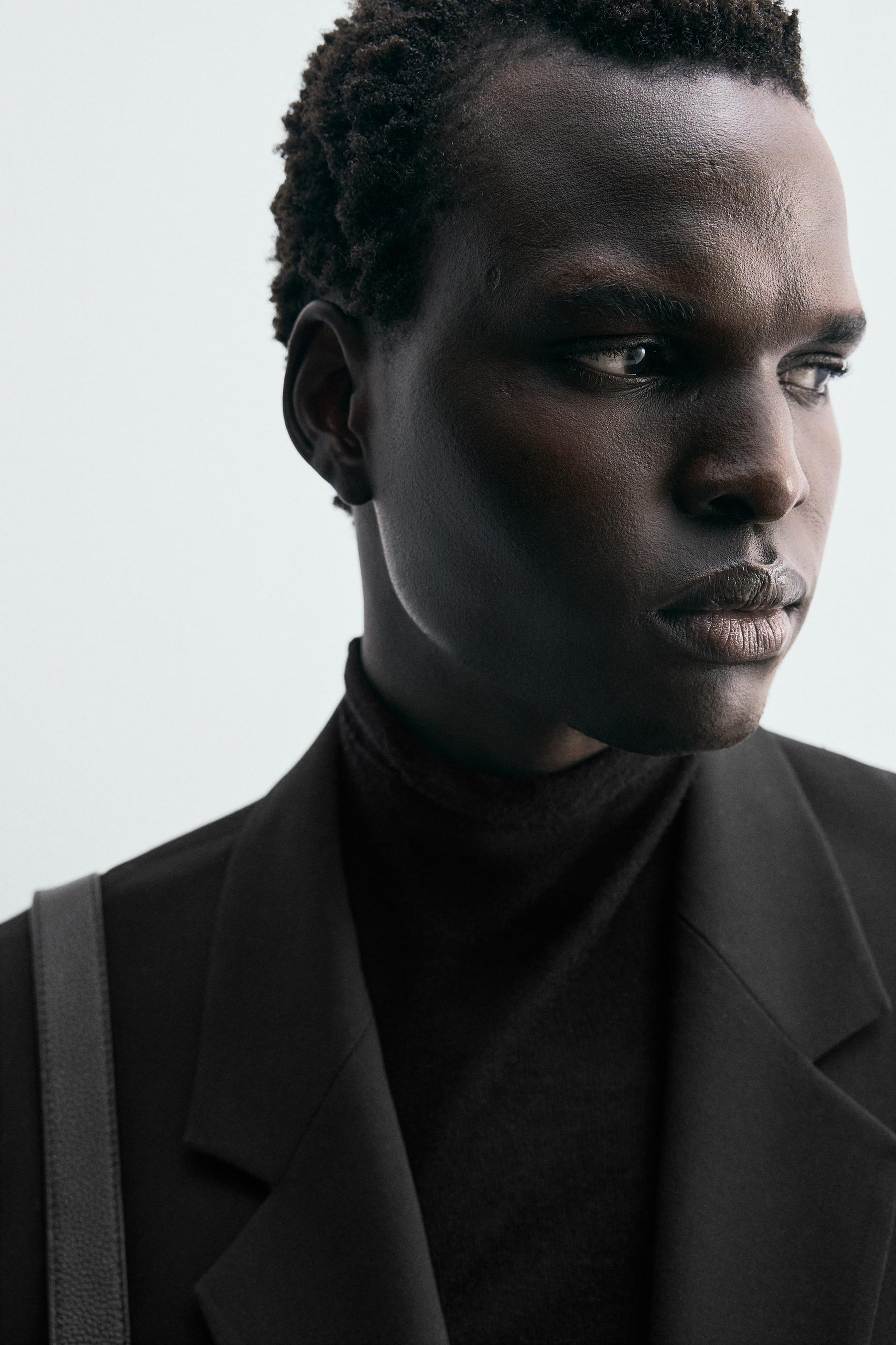 DOUBLE-BREASTED WOOL BLEND SUIT BLAZER - Image 5